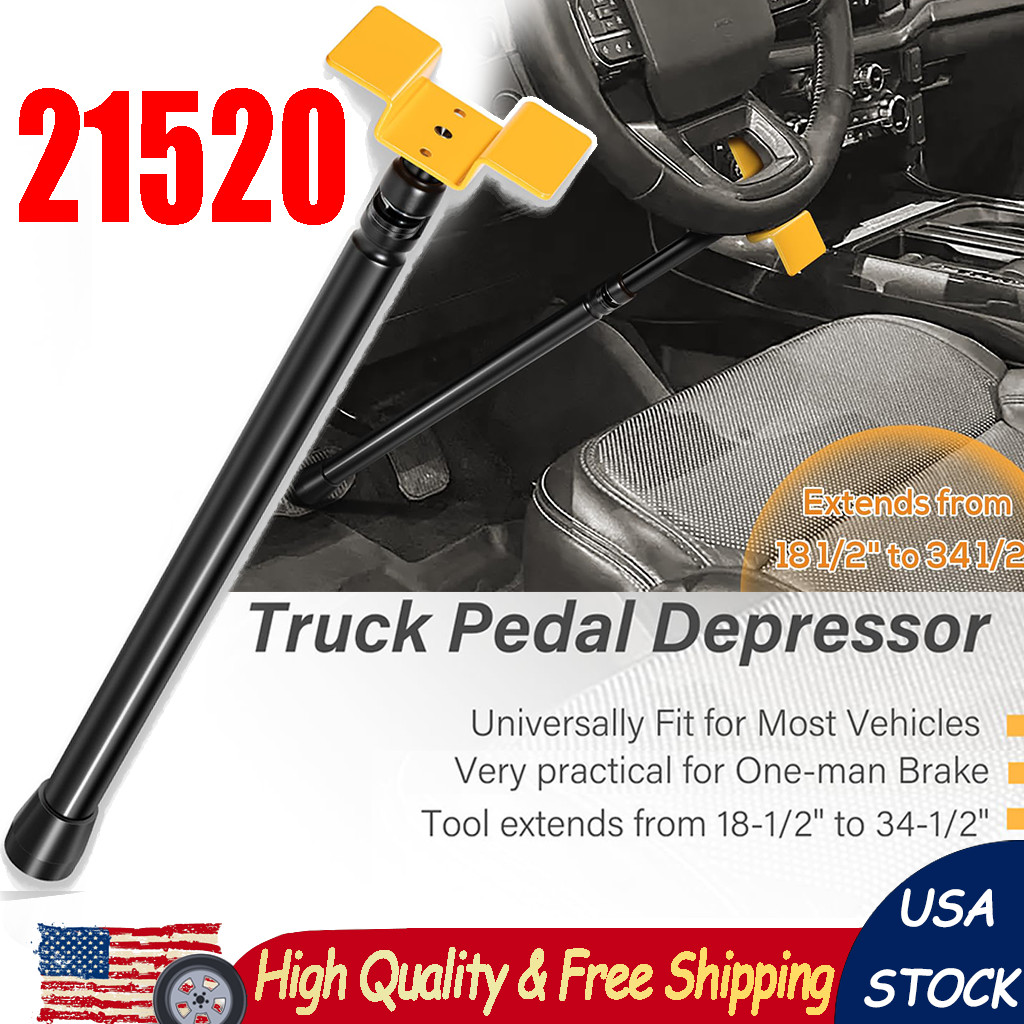21520 Truck Brake Pedal Depressor Tool Extends from 18-1/2″ to 34-1/2″ for Truck