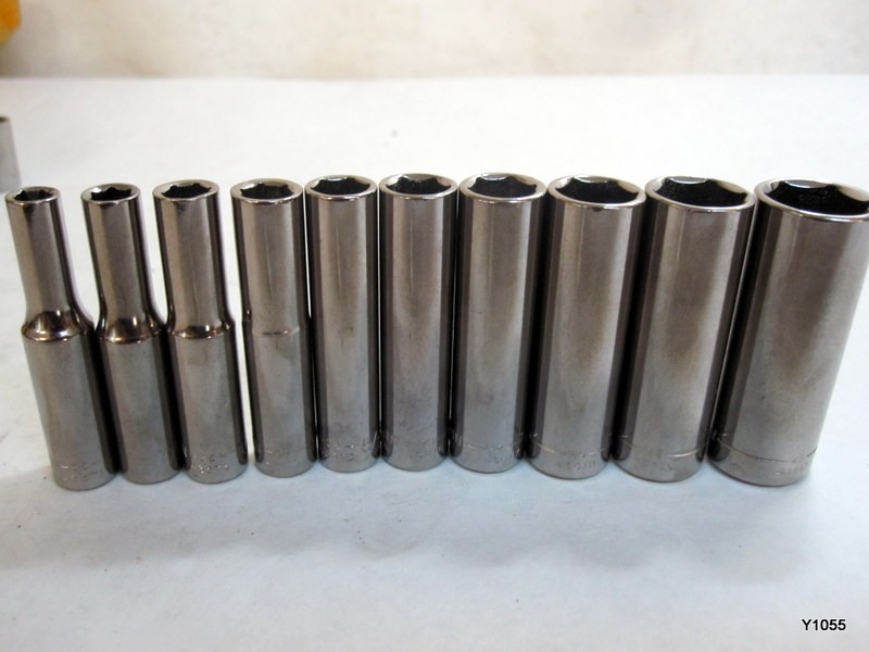 CRAFTSMAN lot of 10 SAE sockets see description