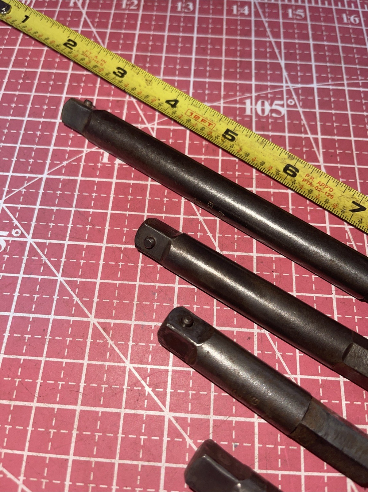 Apex USA 4 Piece 7/16 Hex Power Adapter Extension Set 3/8 Drive 2-6” Ex371