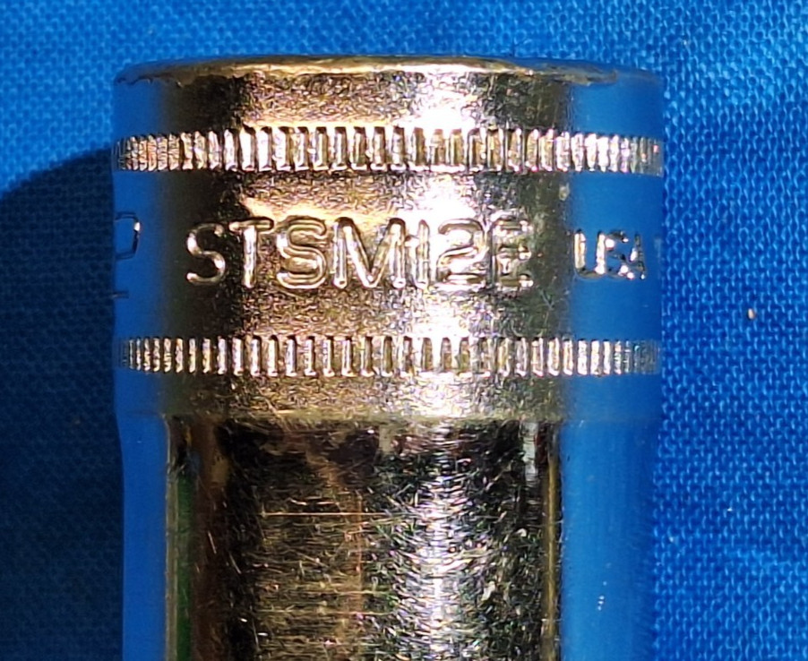 Snap-On STSM12E 1/2″ drive LONG shaft 14mm triple square socket