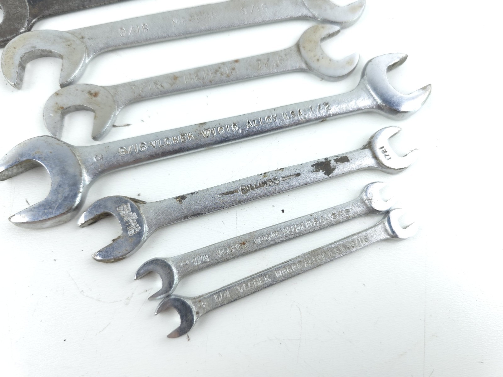 Vintage Ignition Wrench Lot Of 11 Meteor Billings – Mini Open