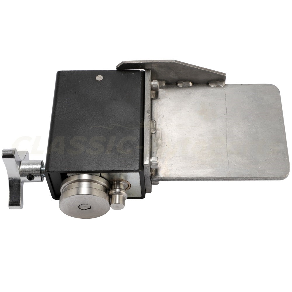 Manual bead press made of steel and aluminum Minimum tube diameter of 3/4″ OD