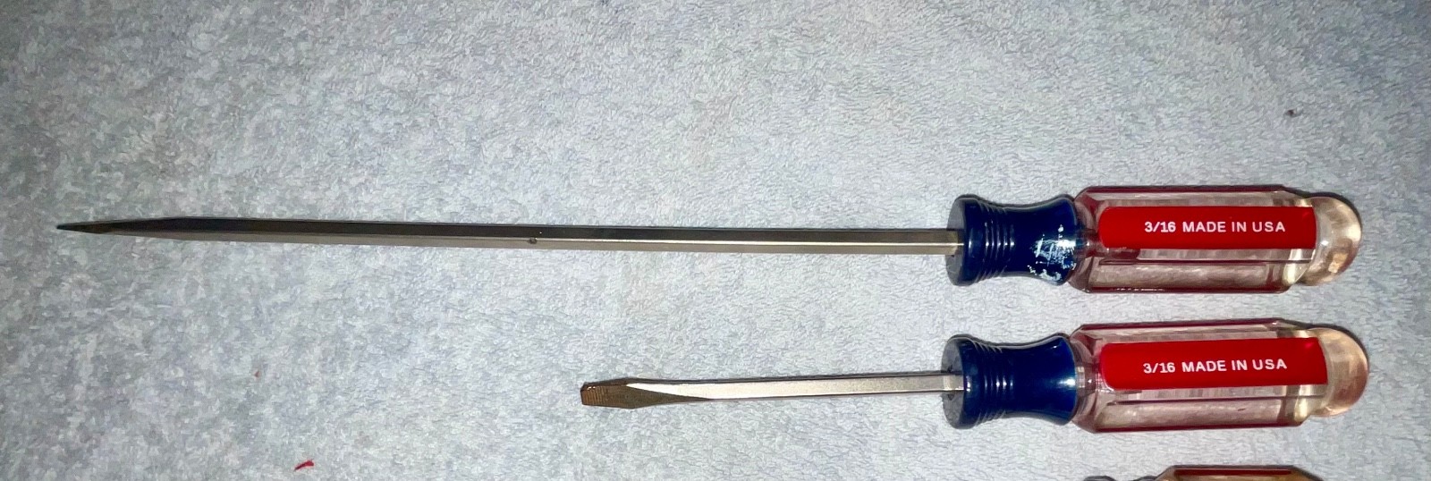 2 Craftsman Screwdrivers Series Z WF 41581 41582 Flathead