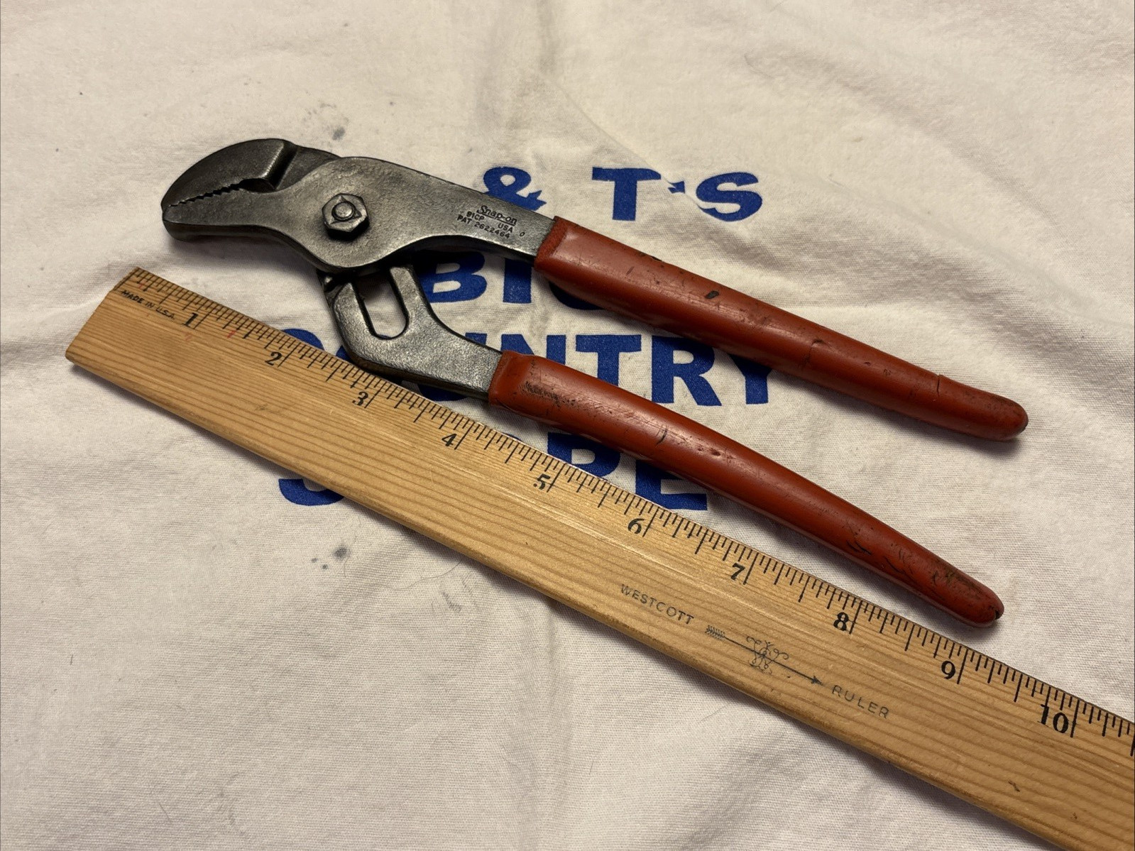1990 Snap-on Tools USA 9″ Adjustable Joint Interlocking Channel Pliers 91CP