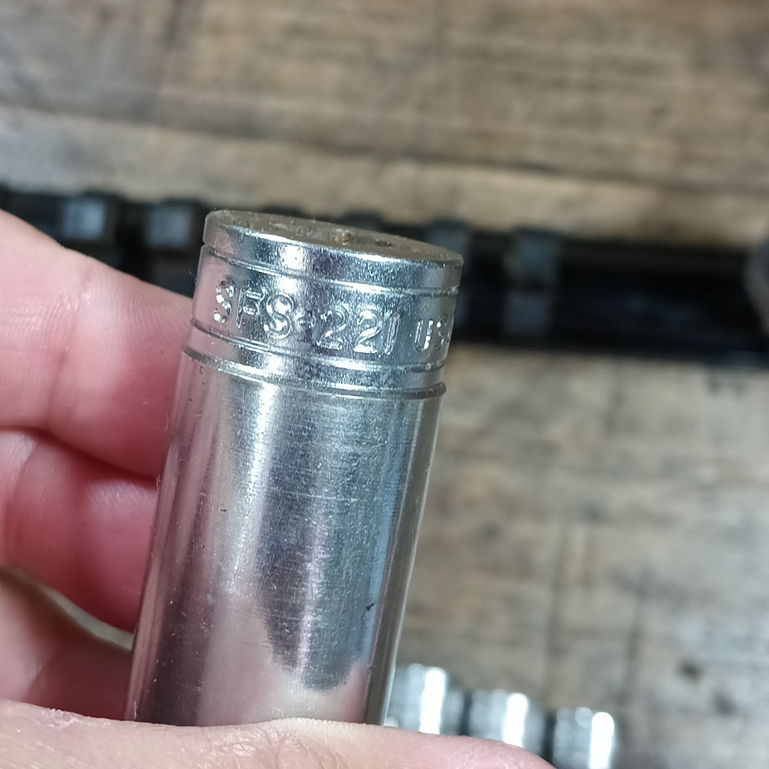 Snap On Deep Socket Set 6 pt SFS281 261 241 221 201 181 161 141 121 3/8 Drive