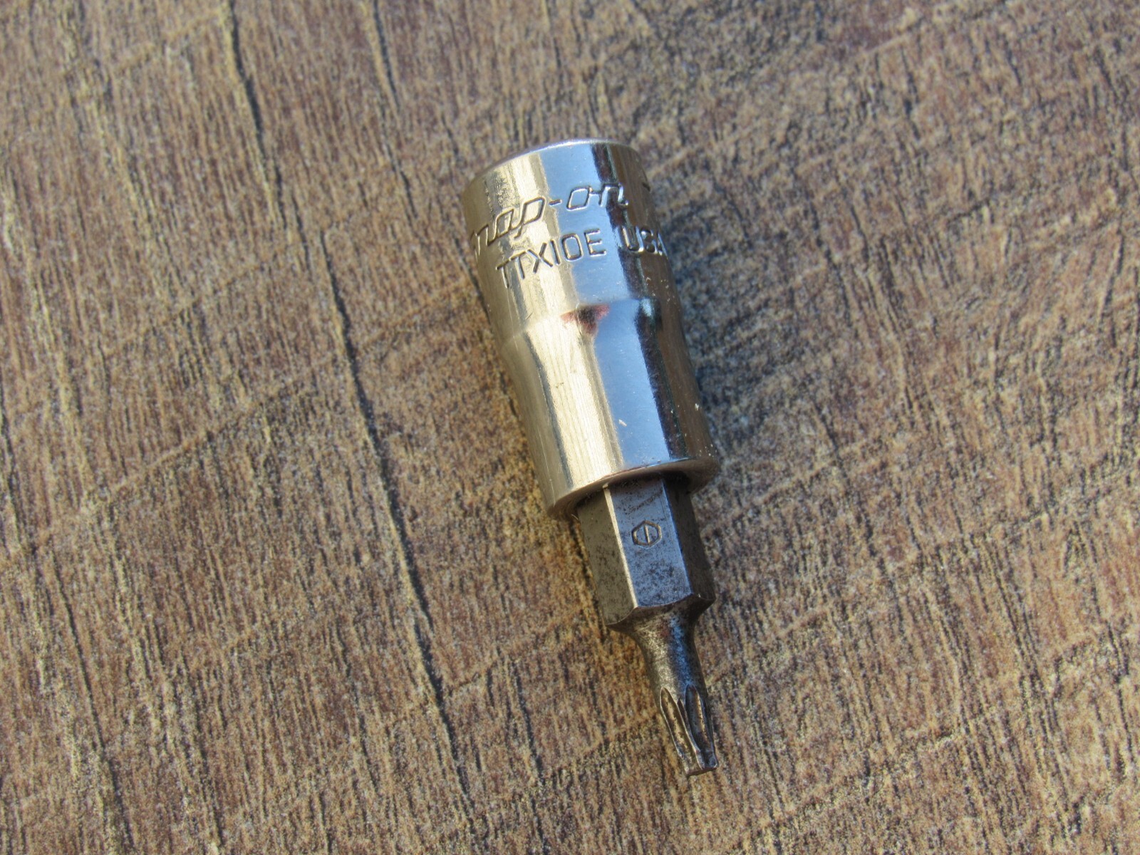 SNAP ON TTX10E T-10 1/4″ DRIVE CHROME NEW LOGO TORX BIT DRIVER SOCKET T10 T 10