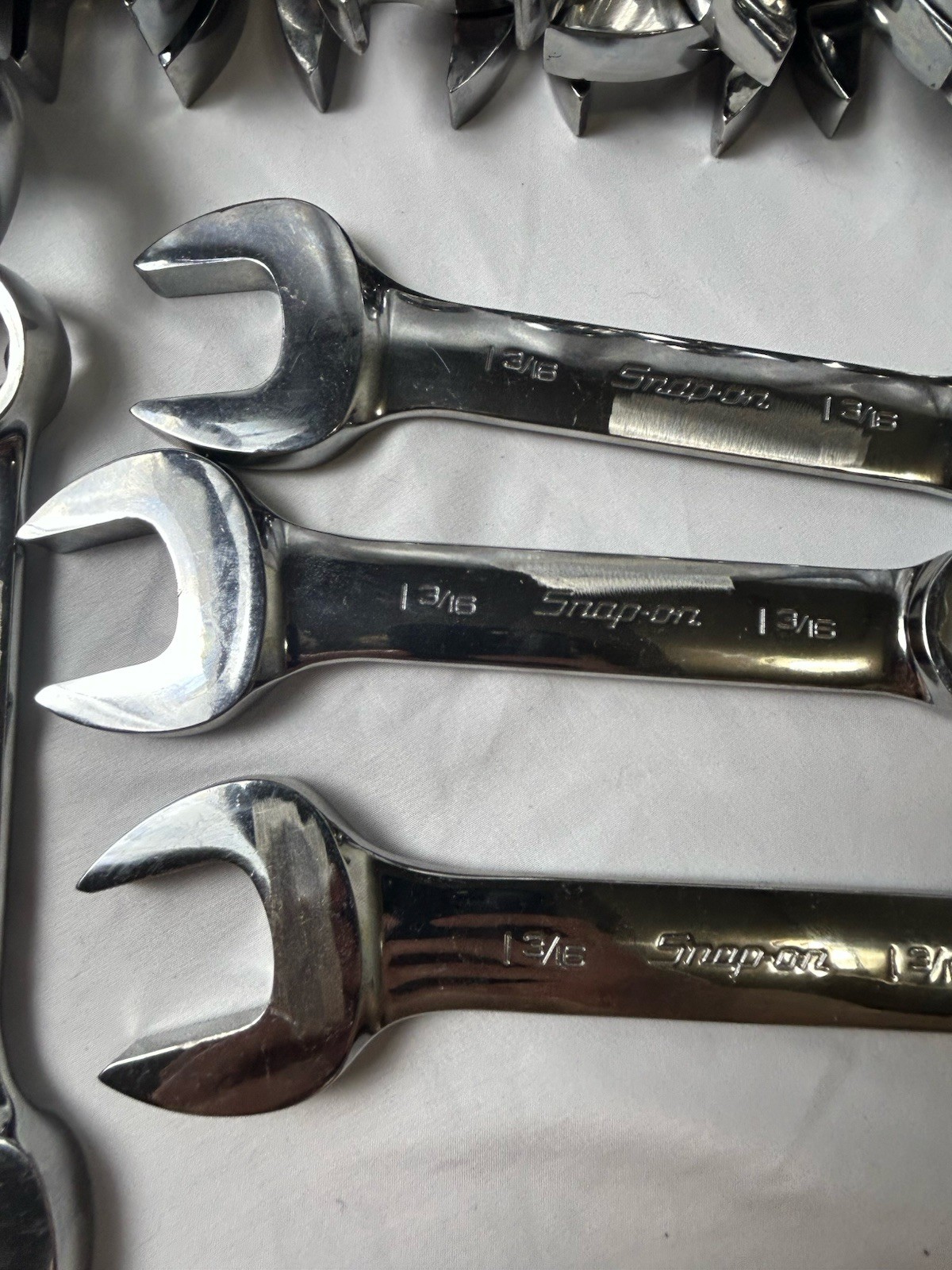 Snap-on Tools USA 1-3/16″ SAE SHORT Chrome 12PT Combo Wrench OEX380B 1 Per Order