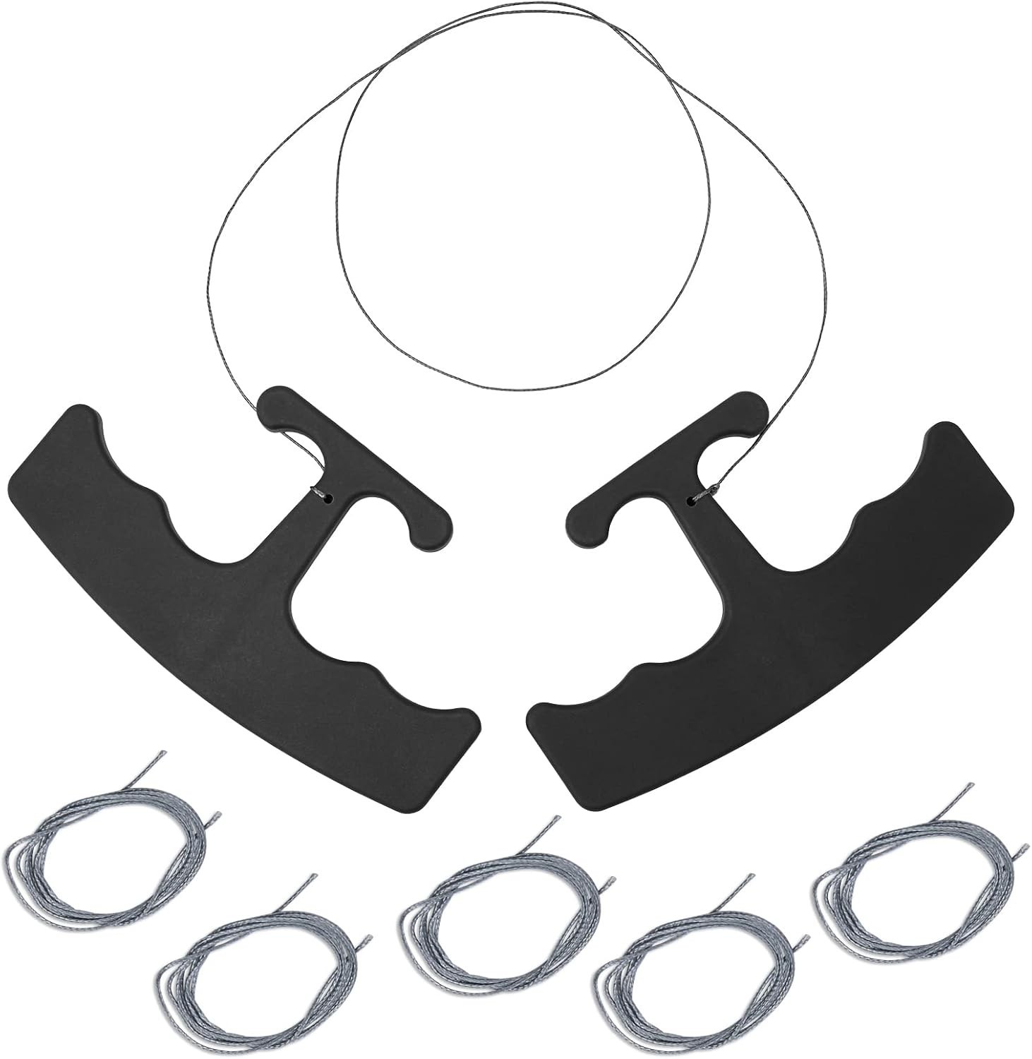 Emblem Removal Kit Car Badge Remover Tools with Spare Cord for Vehicle Logos