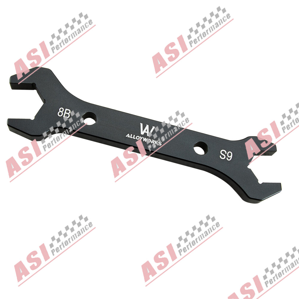 Aluminum 7-Color Double Ended AN Hose Line AN3 to AN20 Wrench Spanner Tool Kit,