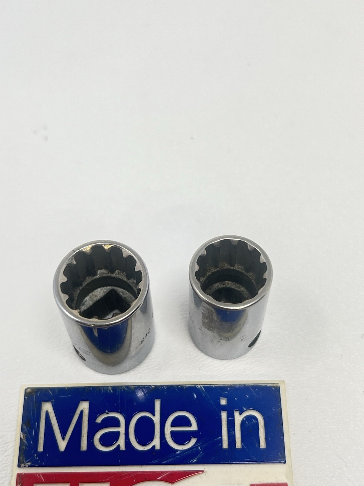 Snap On 3/8″ Drive 1/2” & 9/16″ Spline Shallow Sockets FES160 FES180 Aviation