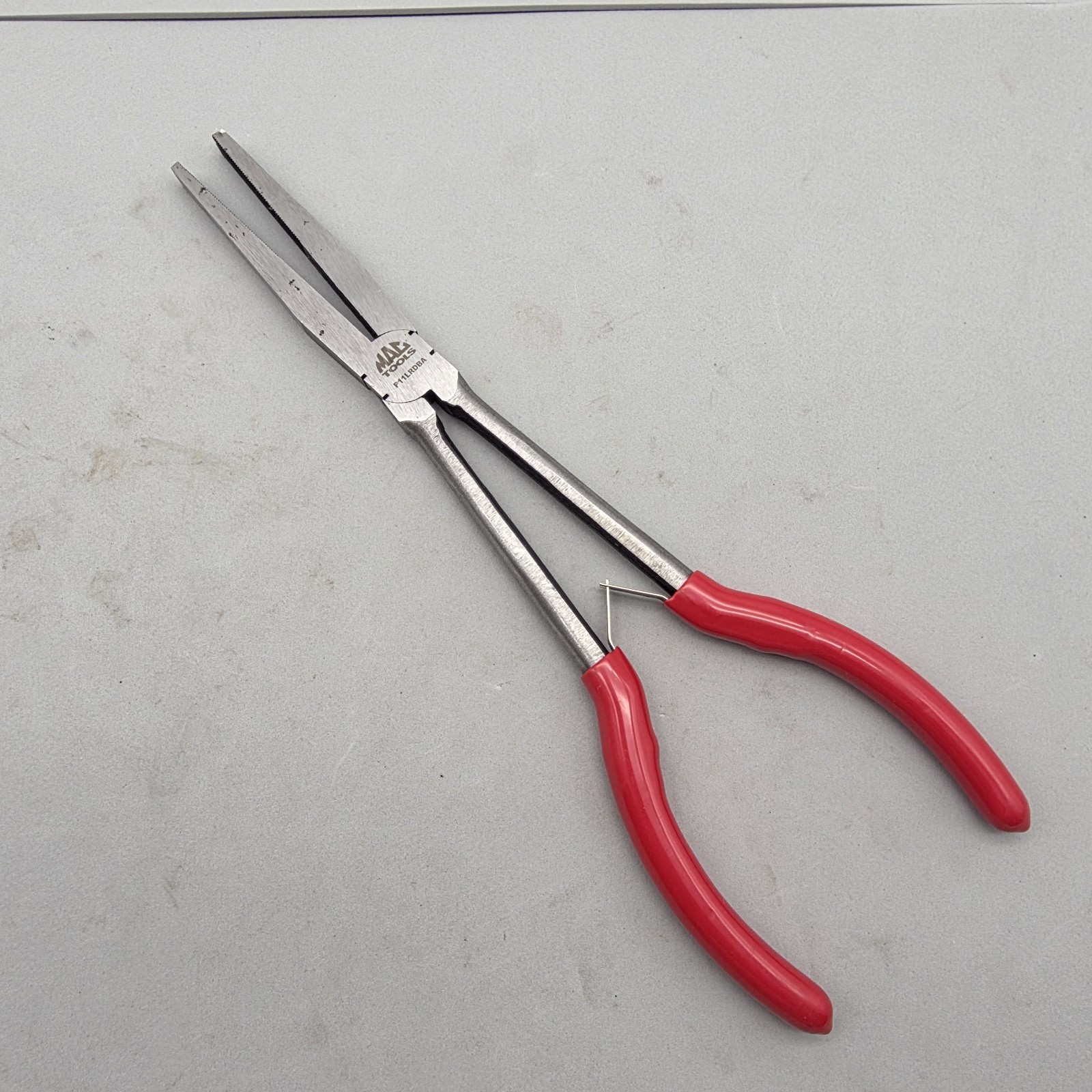 Mac Tools 11” Duck Bill Pliers RED Spring-Loaded Long Handles P11LRDBA