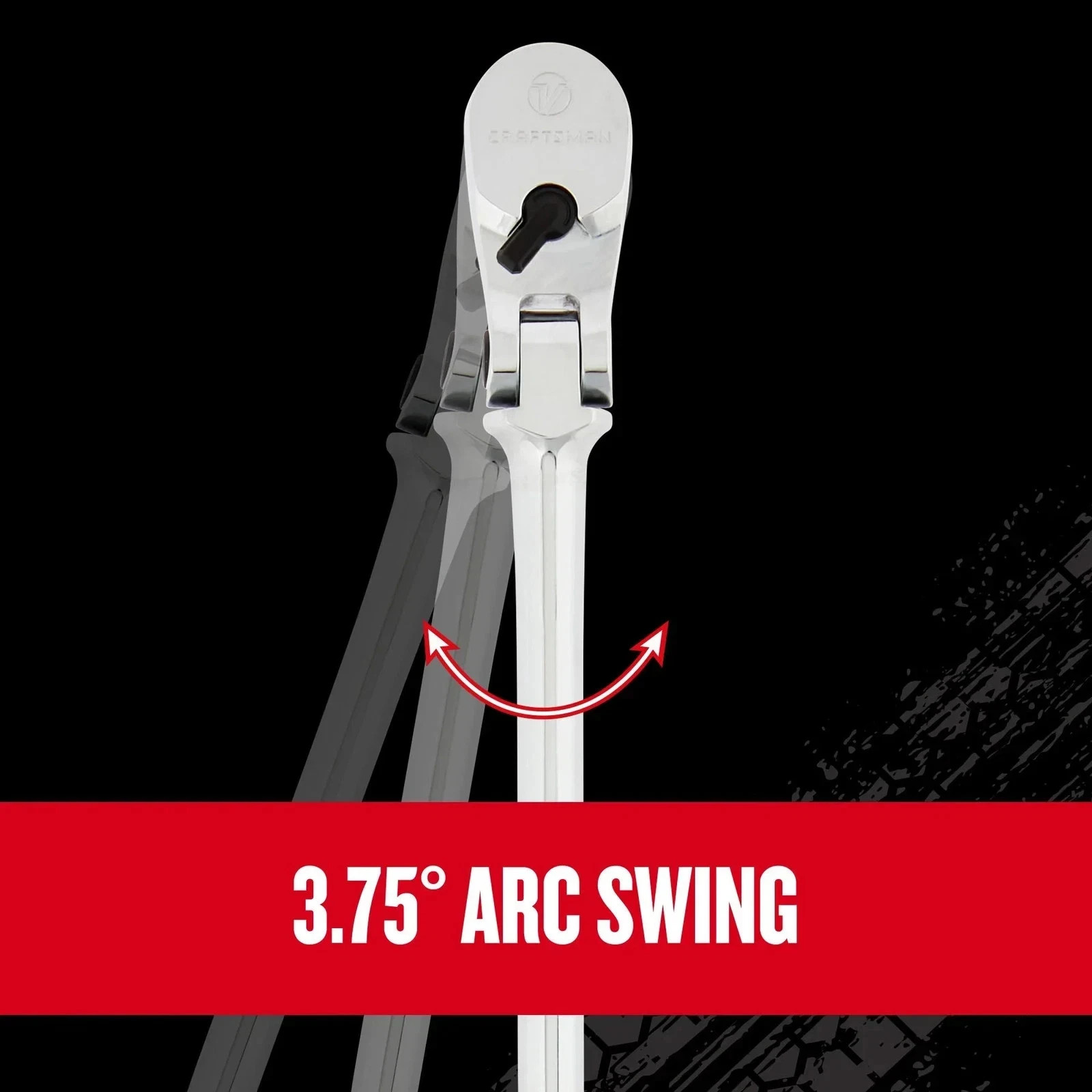 Craftsman V- Series 3/8″ Drive Comfort Grip Long Flex Head Ratchet CMMT86326V