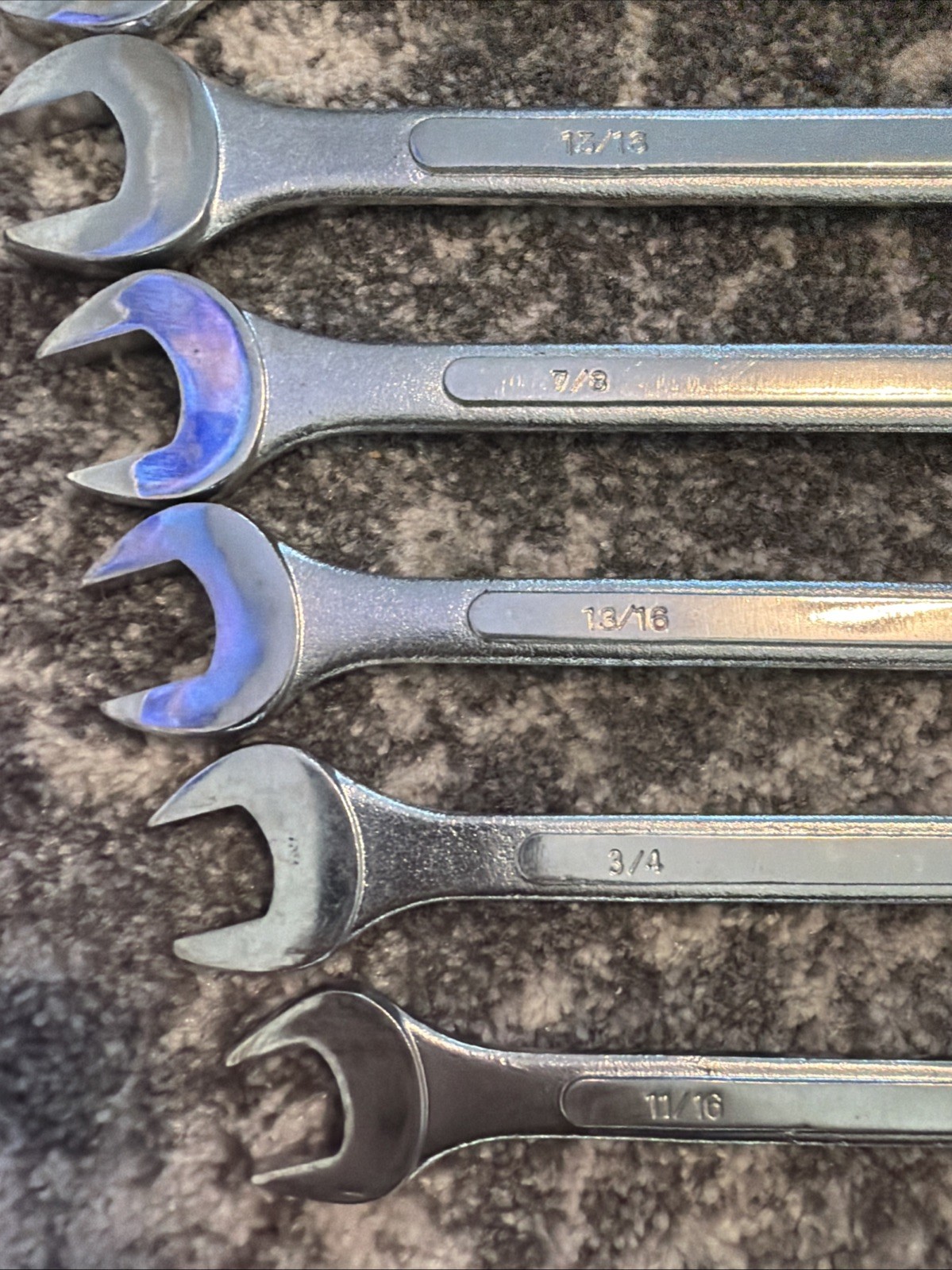 Set Of Wrenches Drop Forged Steel Metric Customary Lot Wrench Tool Tools Kit