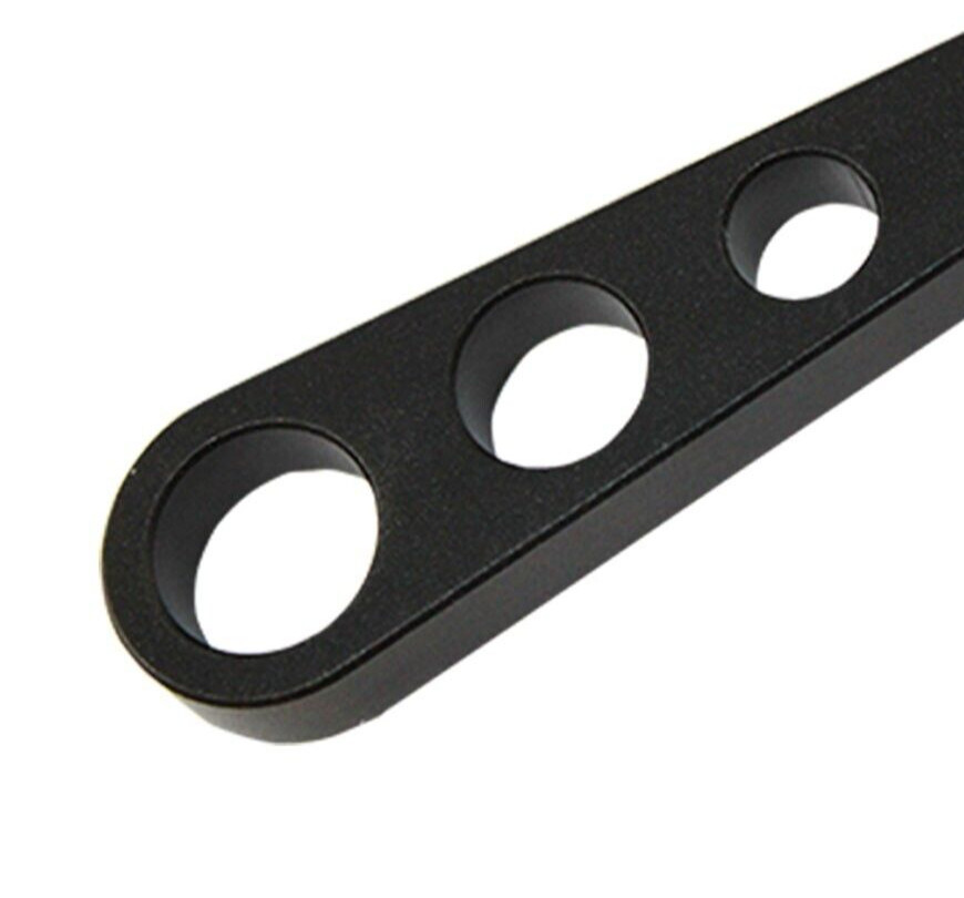 Black Aluminum Wrench, AN Fitting Wrench Hex # 3 or 1/2″, Hard Anodized AN3