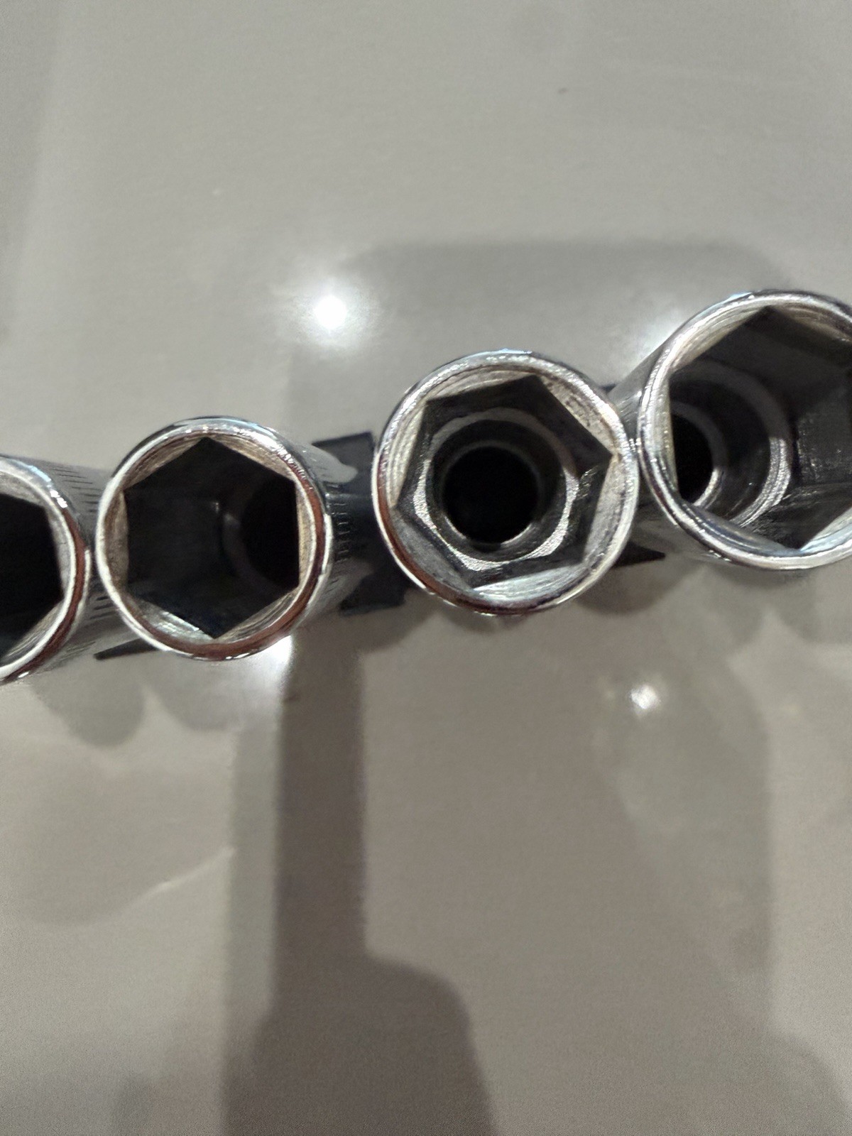 Vintage Craftsman 3/8″ Drive Metric Deep Socket Set 9mm – 19mm 6 Pt G Series