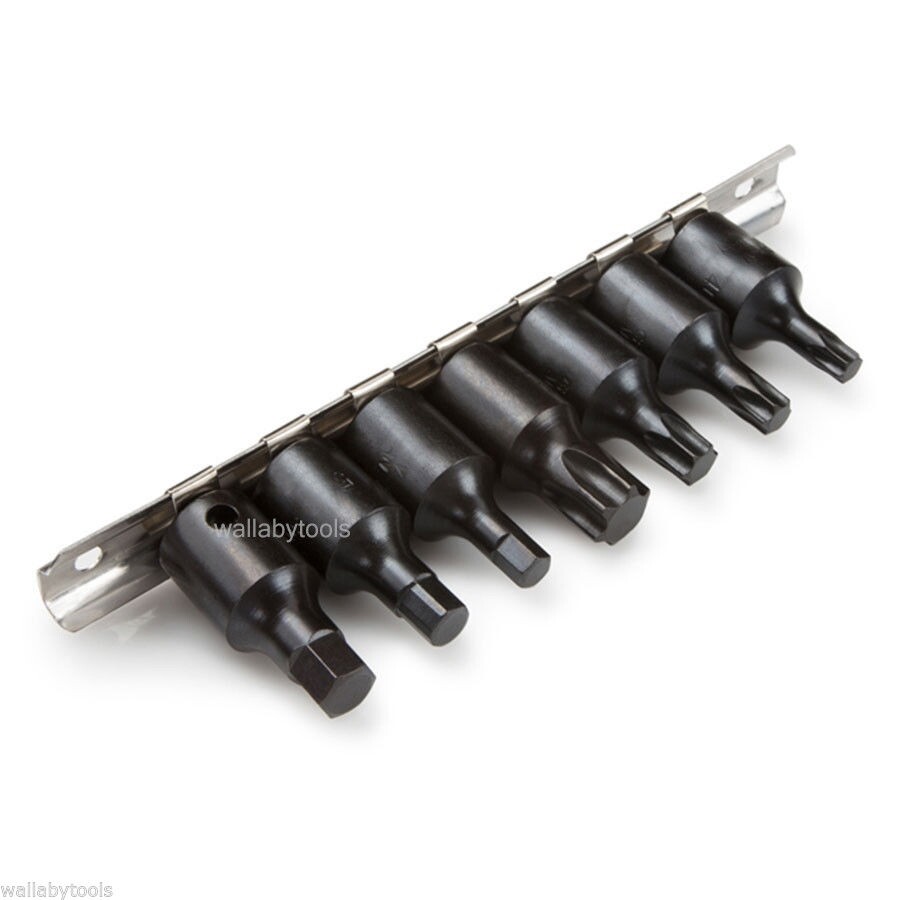 8Pc Impact Brake Caliper Bit Set Remove Install Disc Brake Tool Torx Bits