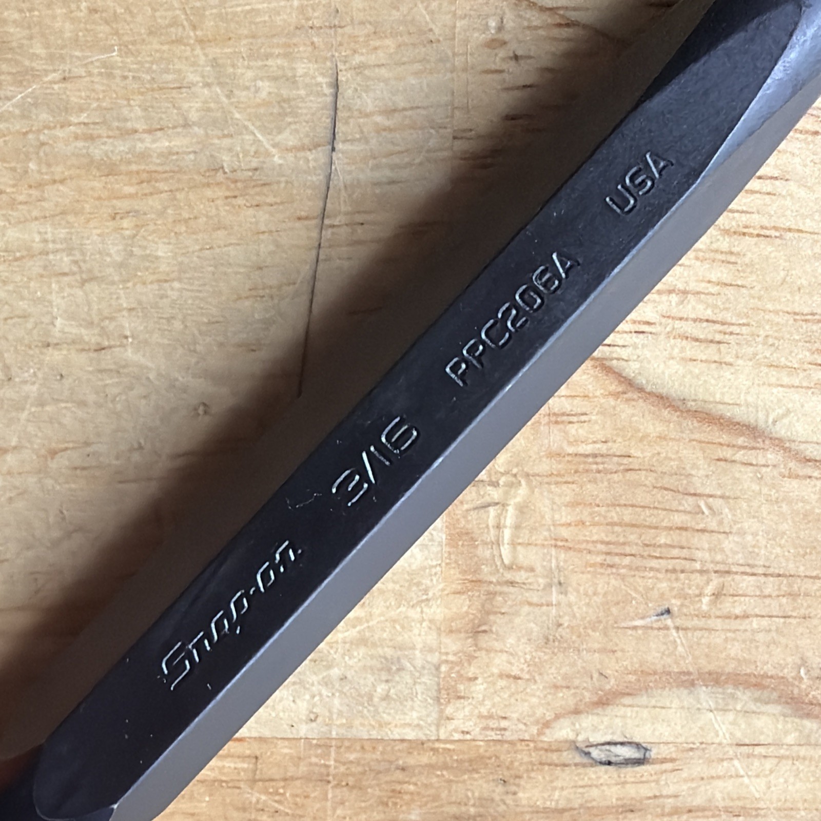 Snap On Tools 3/16″ Tapered Starter Punch 6-1/4″ Long PPC206A USA NEW 2025