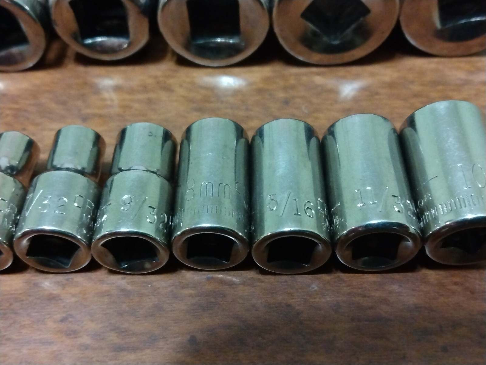 Craftsman Lot of 15 Sockets Marked «G» Various Sizes