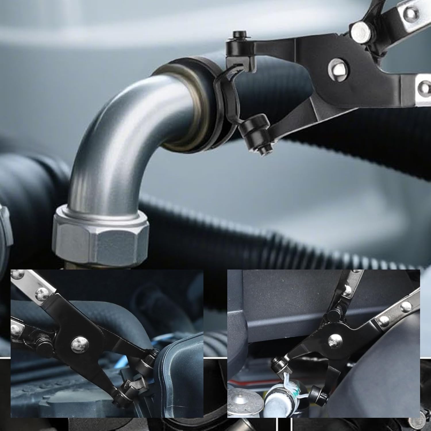 Hose Clamp Pliers Heavy Duty Clamp Removal Tool Set Non Slip Handle Welding