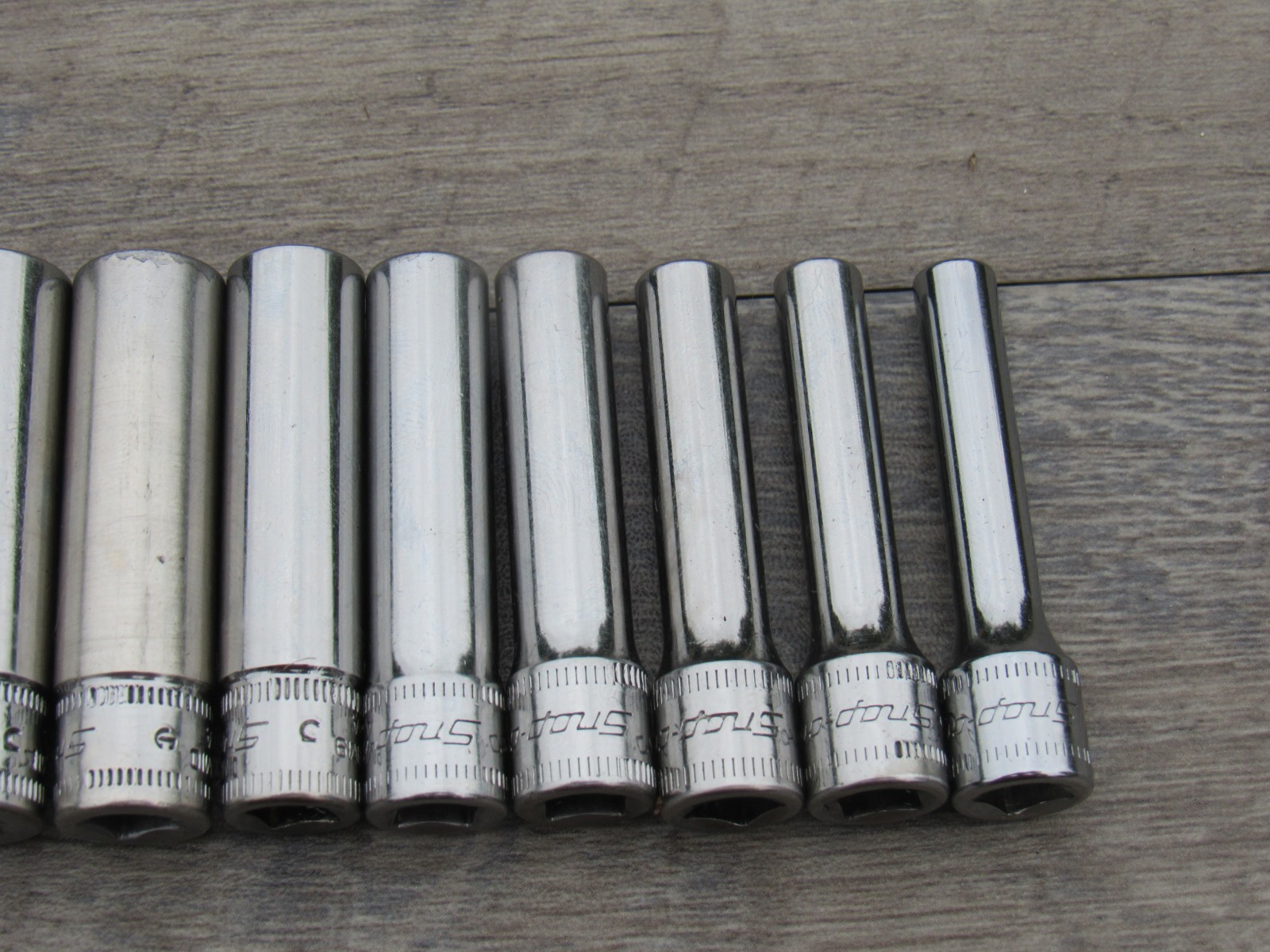 SNAP ON 12 PC 112STMMY 1/4″ METRIC 6 PT DEEP SOCKET SET 5MM – 15MMSTMM5 – STMM15