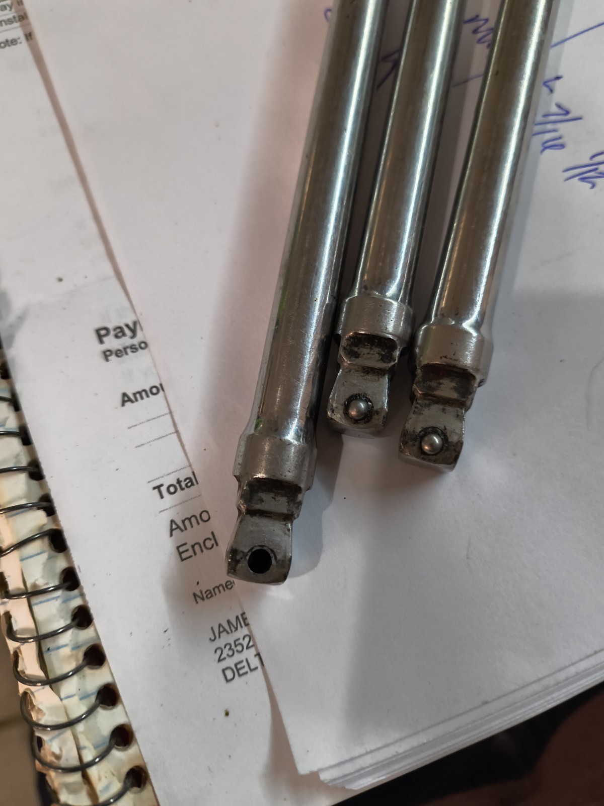 Snap-On Wobble Plus Socket Extension 3/8 By 6 8 And 10 In Long