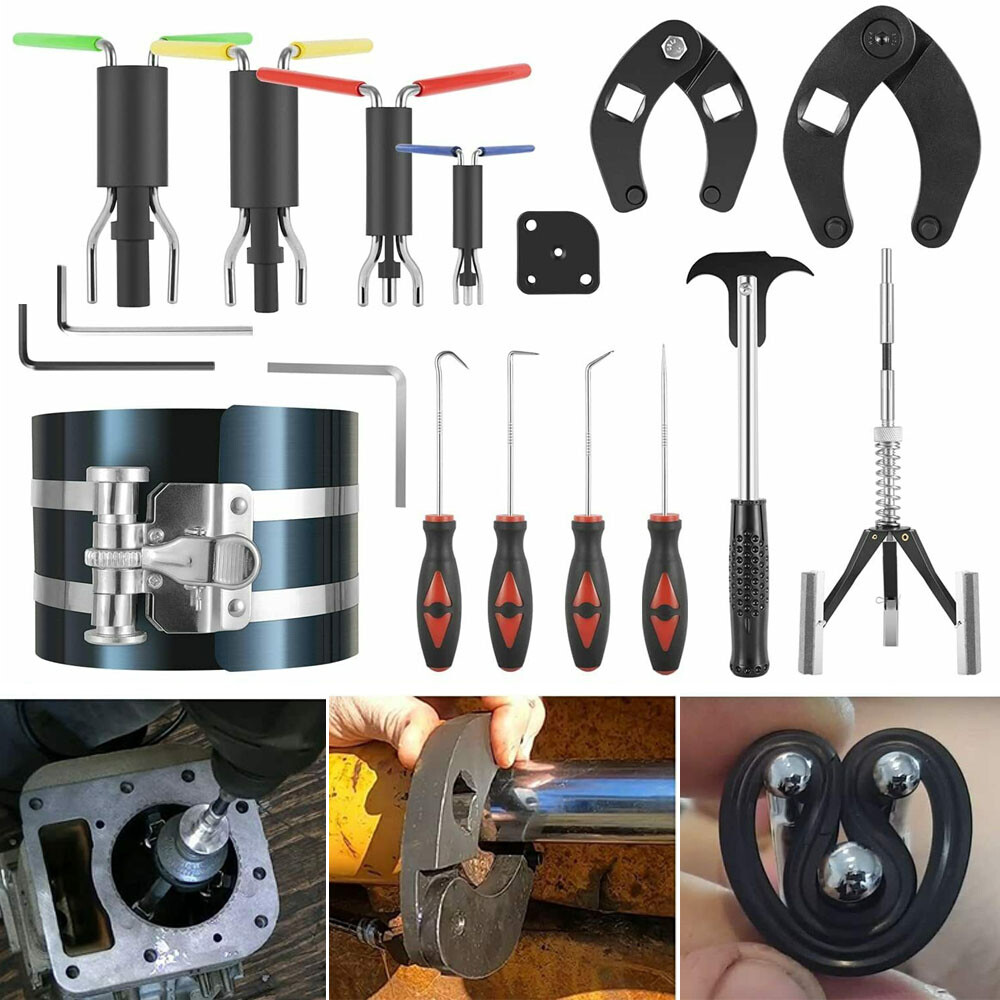 Hydraulic Cylinder Repair Tool Wrench Puller Kit Fit Skid Steers Loader Backhoes