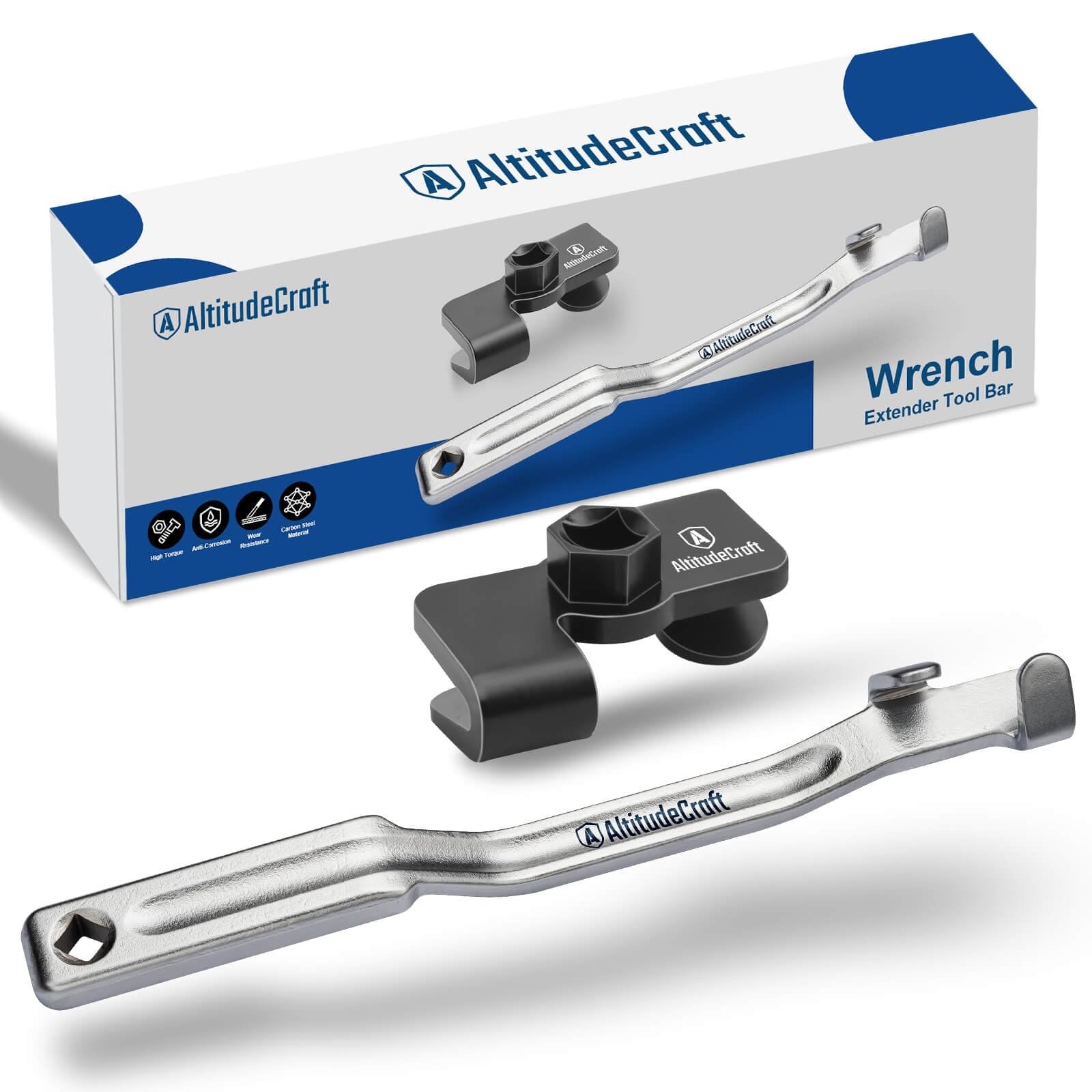 Wrench Extender Tool Set – 1/2″ Drive & 13.5″ Extension Bar for Easy Access