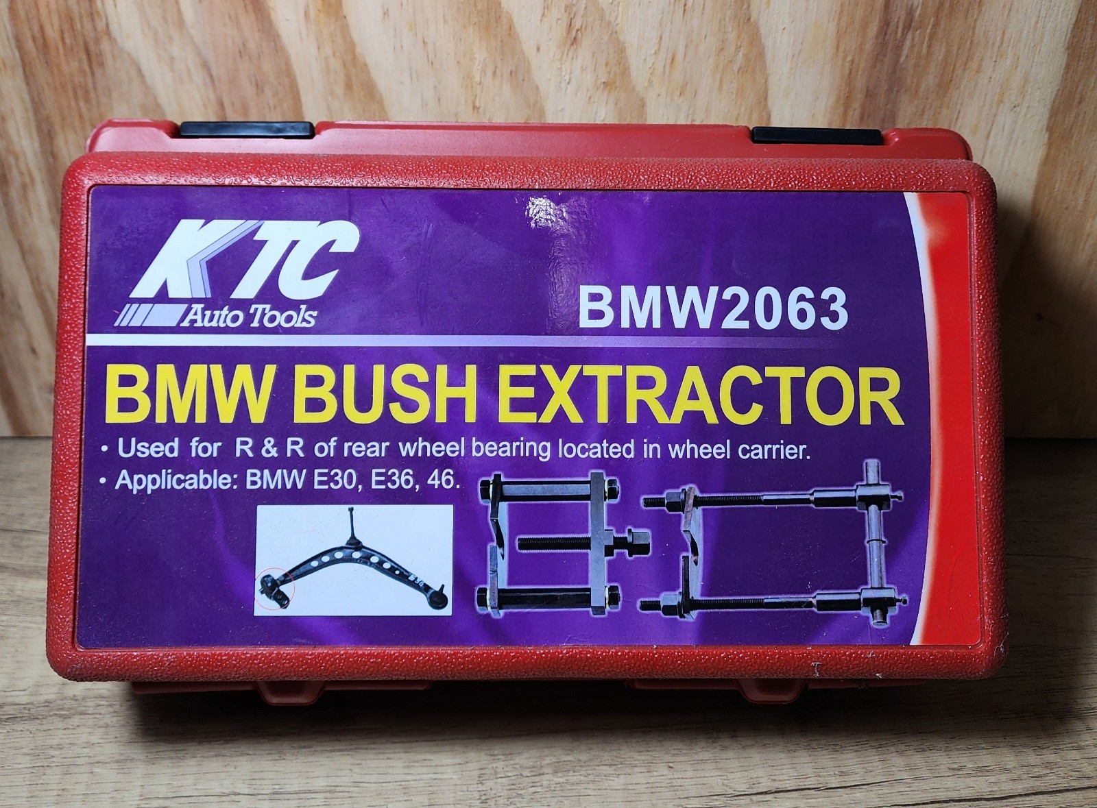 KTC Auto Tools BMW2063 Bush Extractor BMW E30 E36 E46