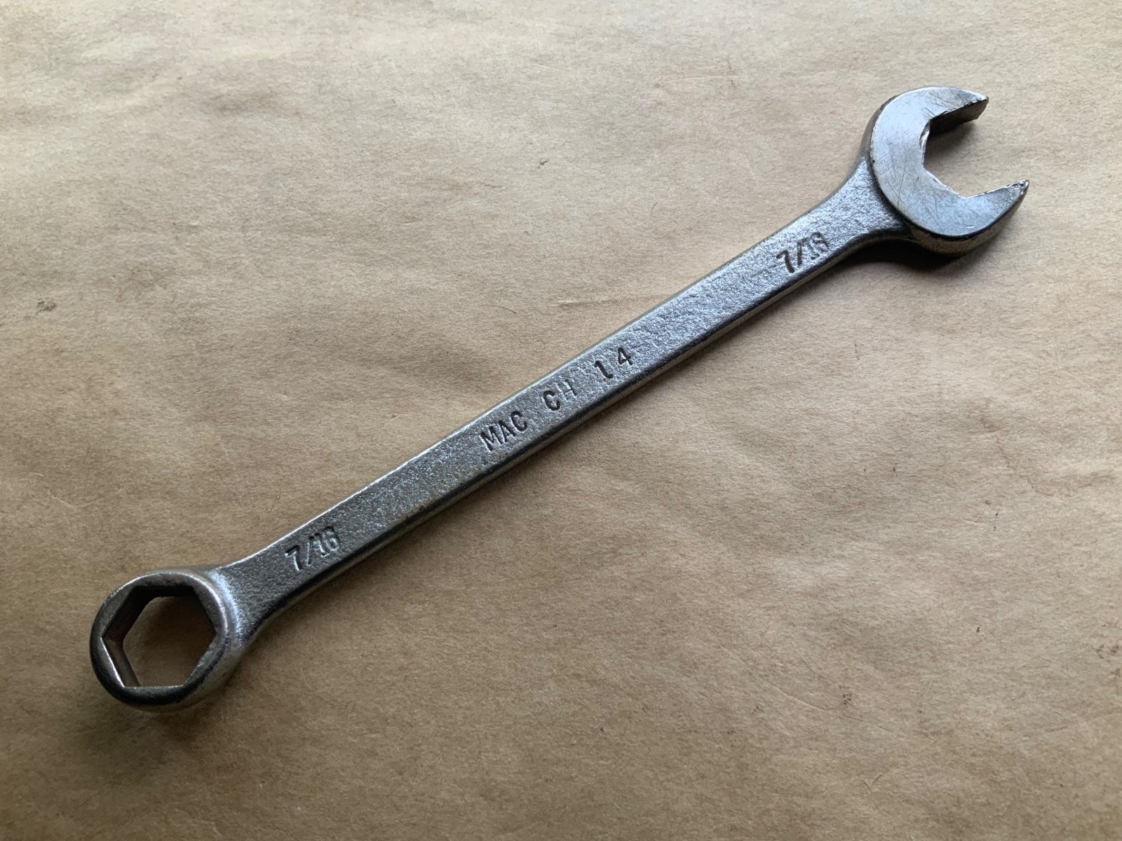 Mac Tools 7/16 combination wrench CH14