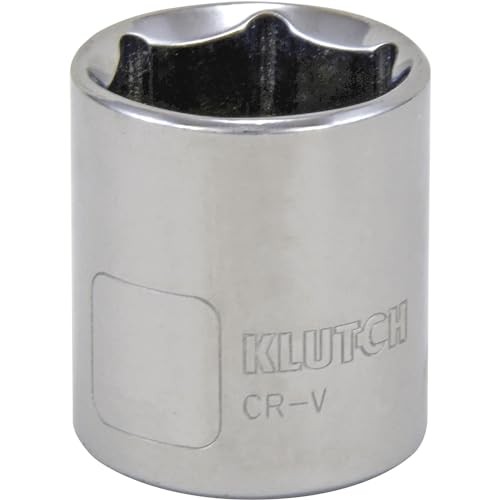 Klutch Socket, Metric, 23mm, 1/2in.-Drive, 6-Pt.