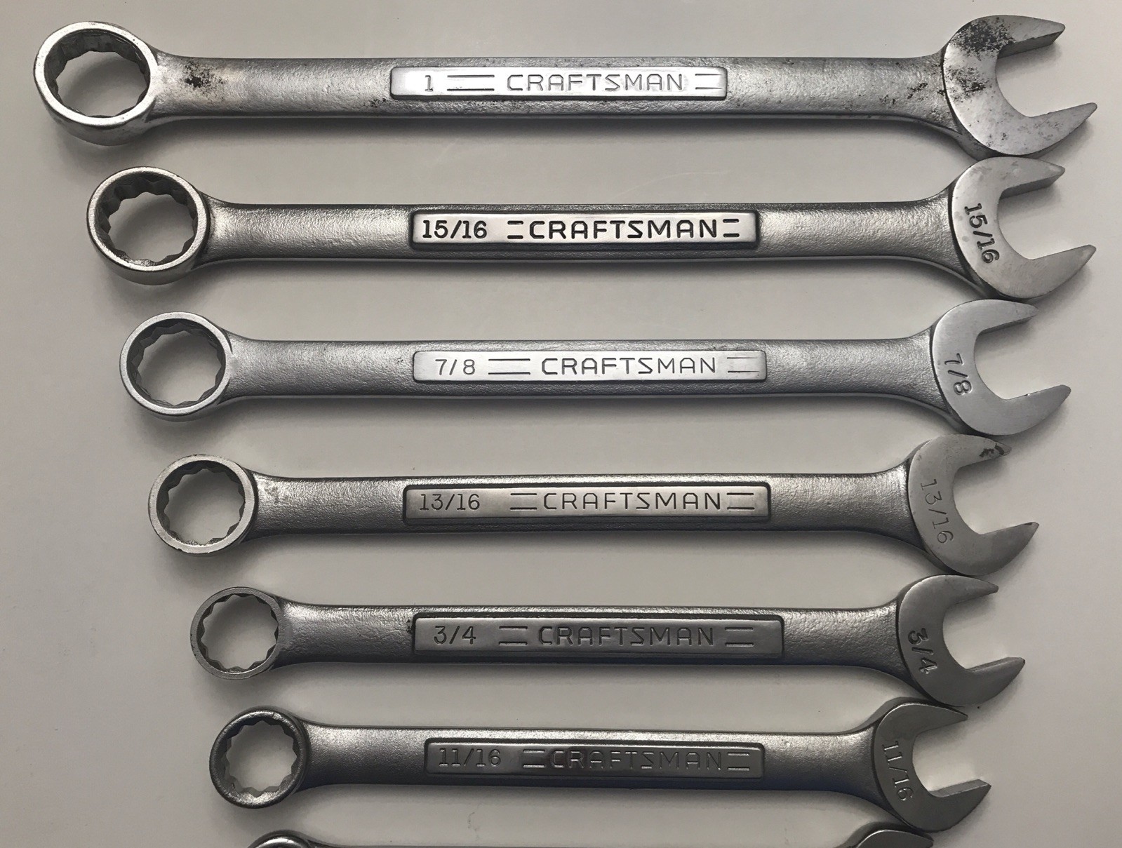 VTG Craftsman 14 Piece SAE 12pt Combination Wrench Set, 1/4″-1” V-VV-VA Series