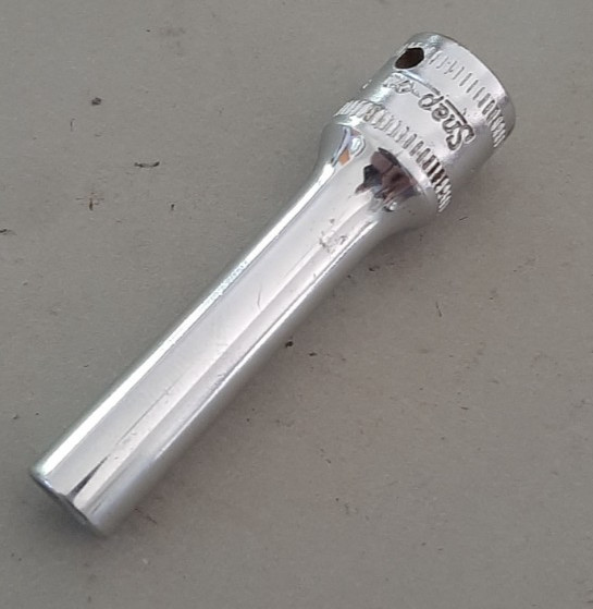 Snap-on STMM5.5 Socket 1/4″ Drive 5.5mm Deep 6pt Point Chrome USA 626
