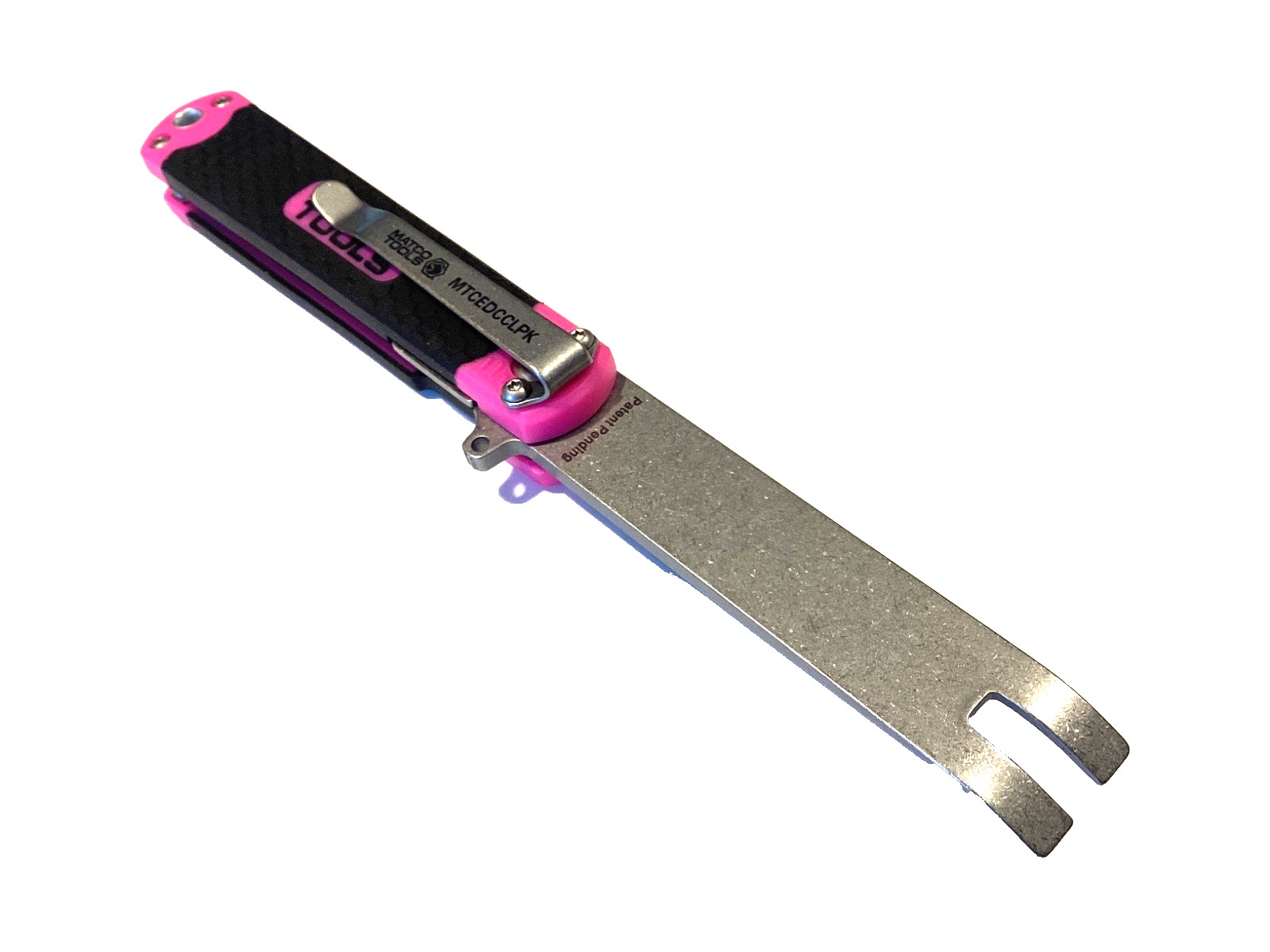 Matco Tools NEW PINK Compact Folding Pocket Snap Locking Clip Lifter MTCEDCCLPK