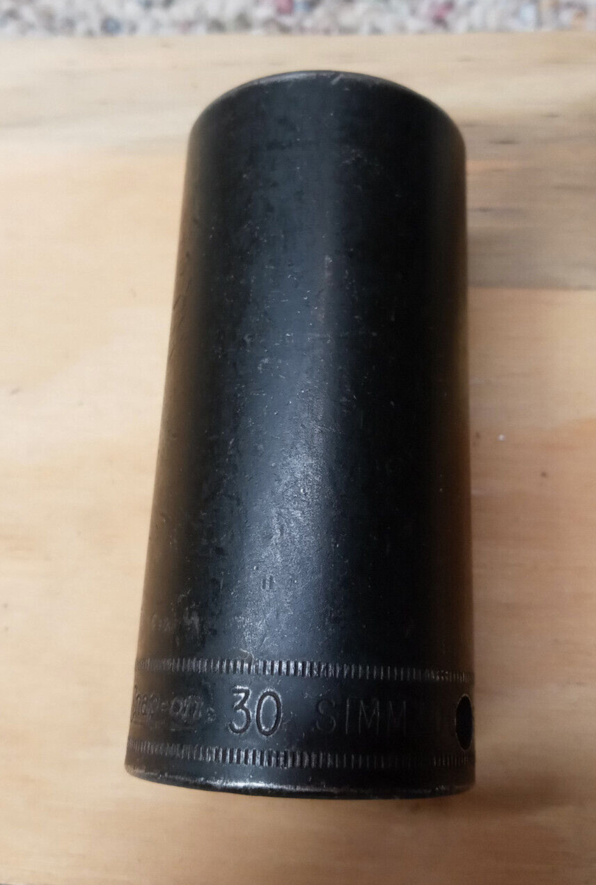 Snap On Tools, SIMM300, 30mm deep impact socket, 1/2 in drive, 6 point