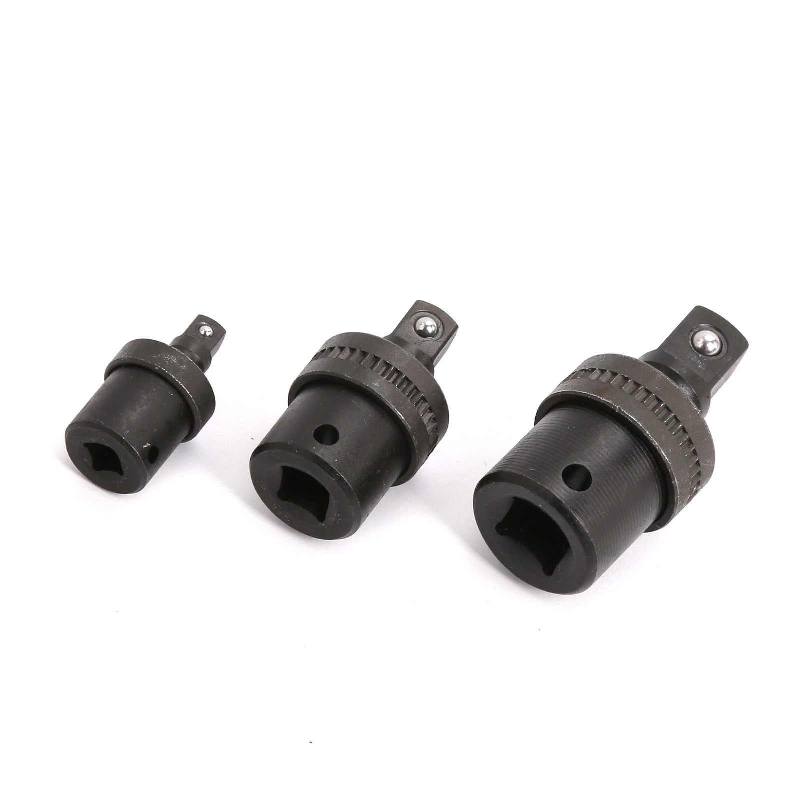 Universal 1/4″ 3/8″ 1/2″ Drive Premium Impact Joint Socket Set CrMo U-Joint 3pc