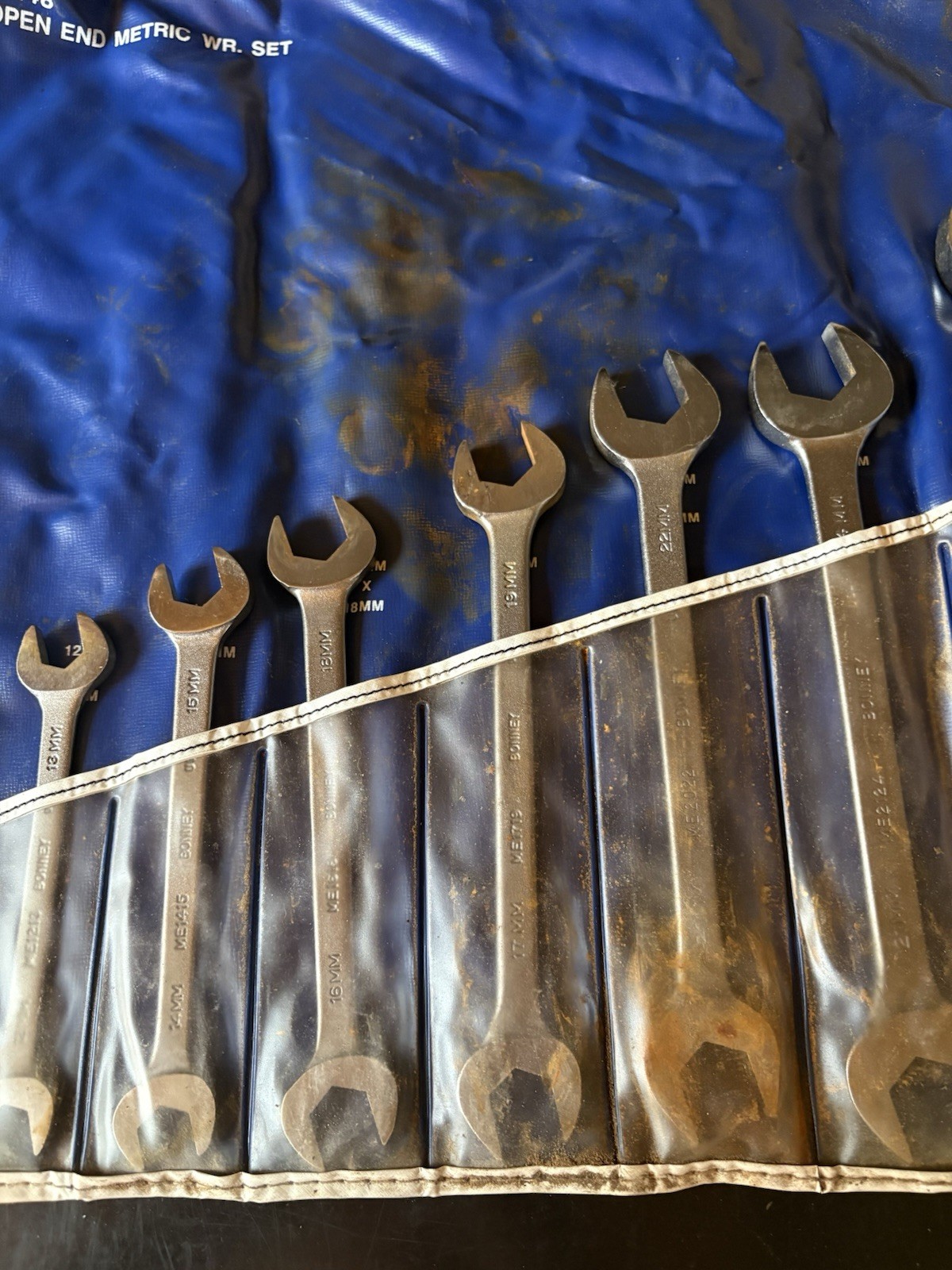Vintage Bonney Wrench Set With Sleeve Case *missing one*