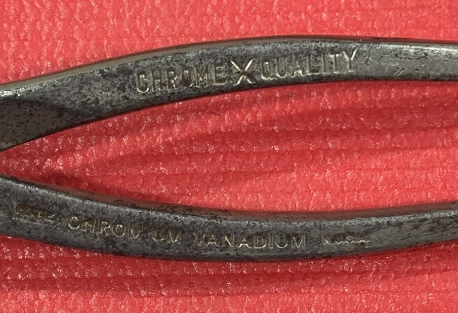Vintage Chrome X Quality Battery Terminal Pliers Made in USA Rare