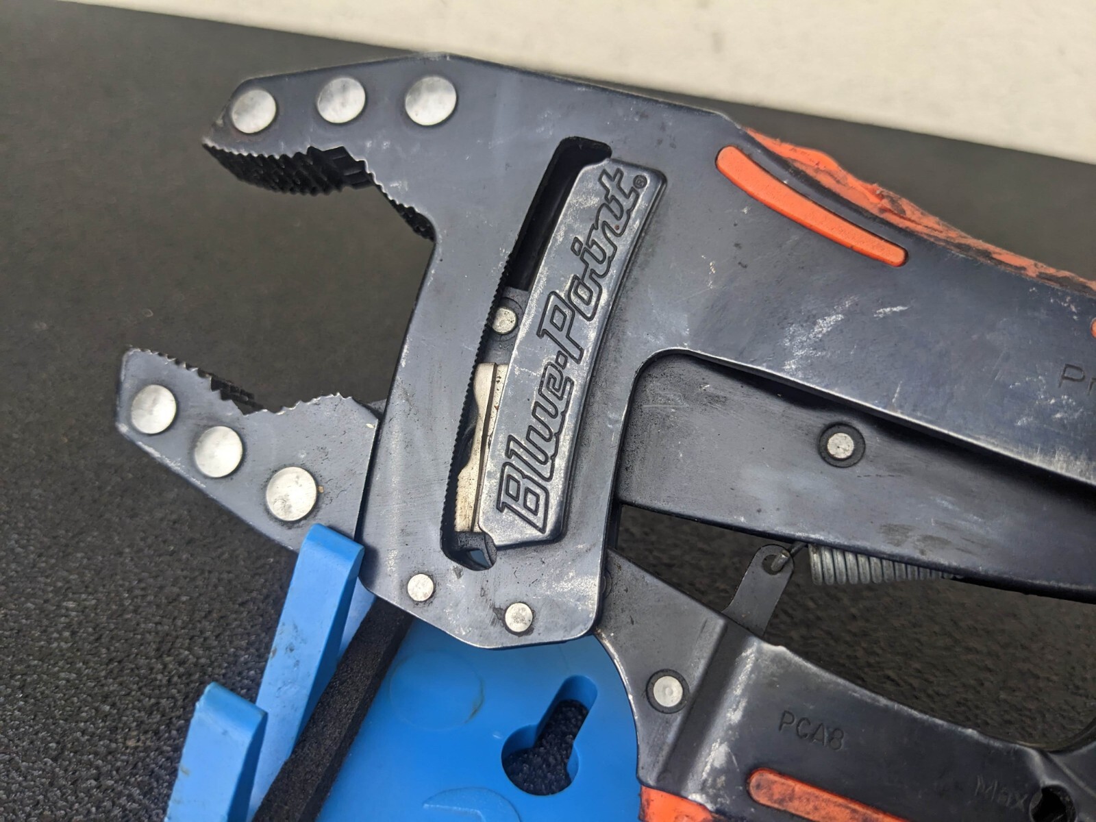 #bk538 BLUE POINT PROFESSIONAL JAW FORCE SELF LOCKING PLIER PCA8 USA