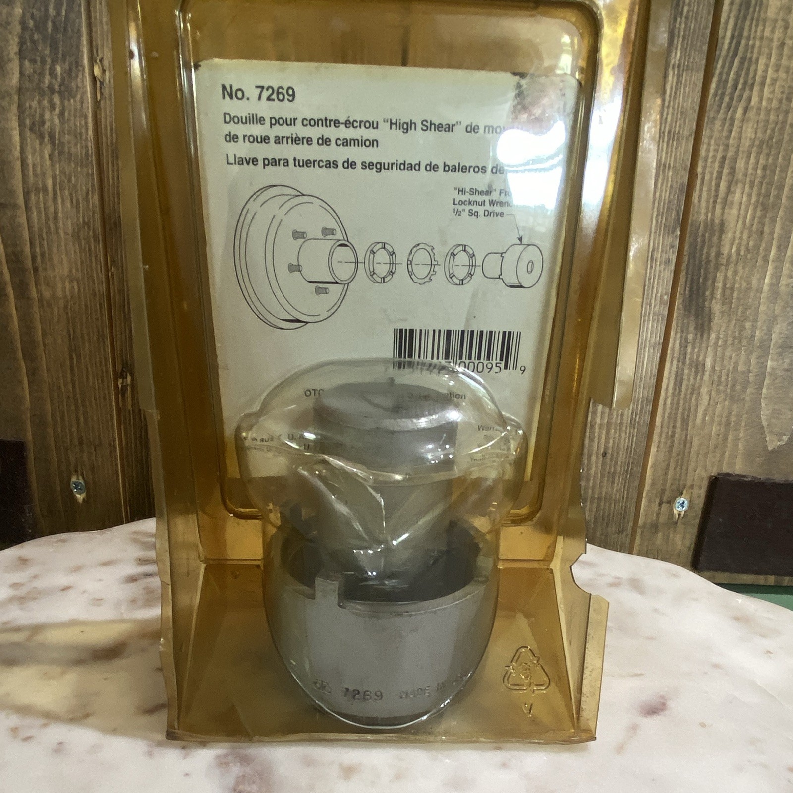 OTC 4-lug Socket Hi-shear Rear Hub Locknut Socket. No. 7269