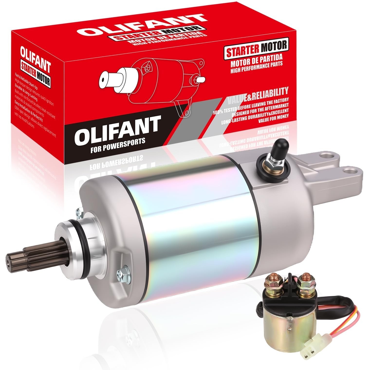 Starter Motor for Honda Foreman 500/400/450 TRX500/450/400 ATV – High Torque Rep