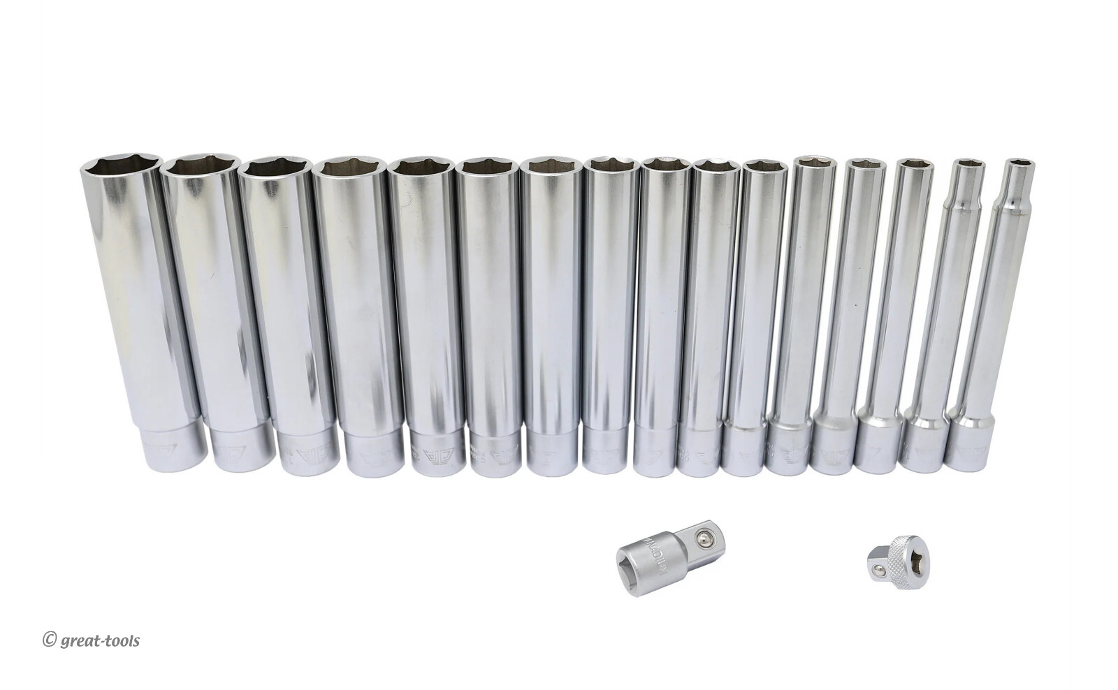 EXTRA DEEP METRIC SOCKET SET – mm – master set – specialty automotive hand tools