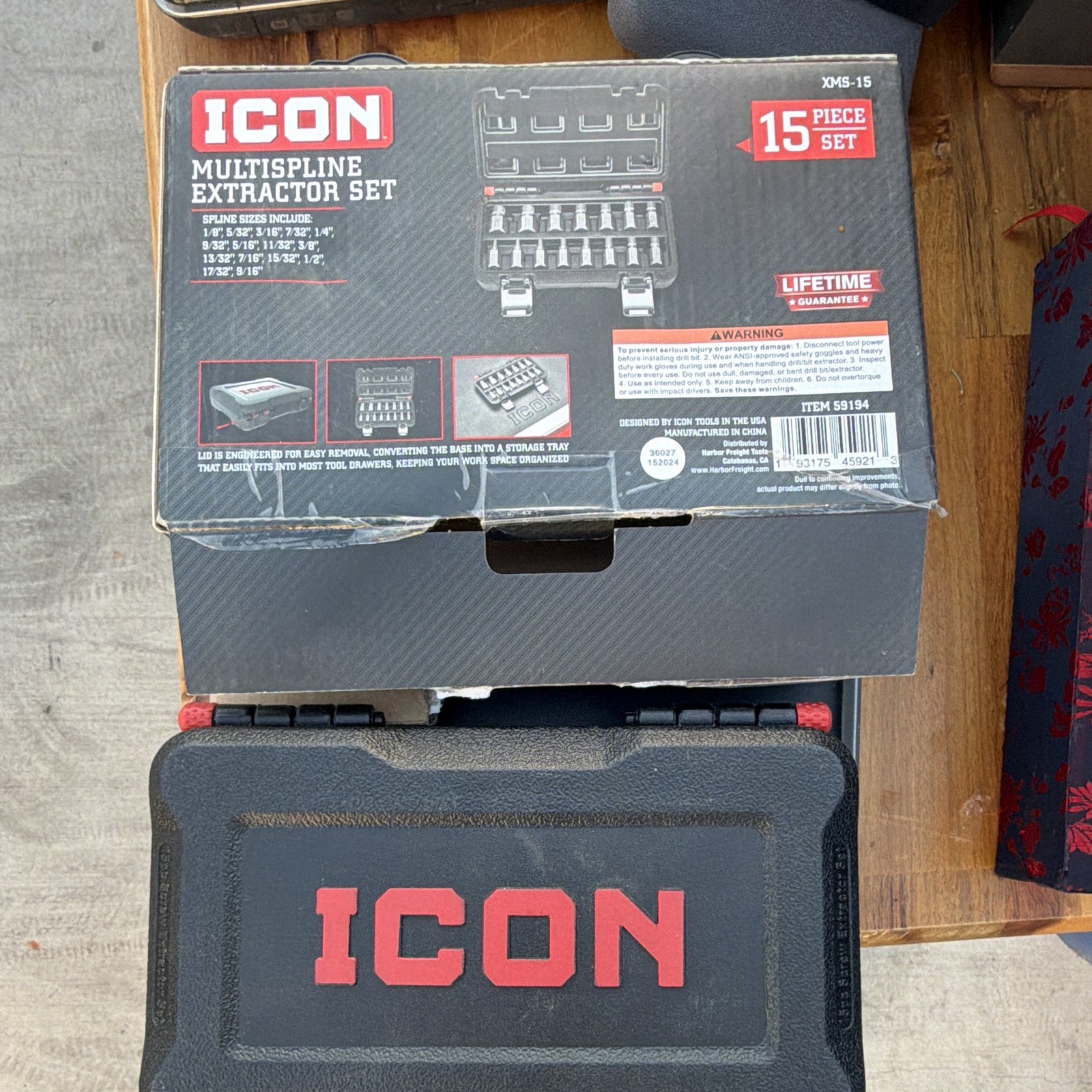 Icon Professional Multispline 15-Piece Extractor Set