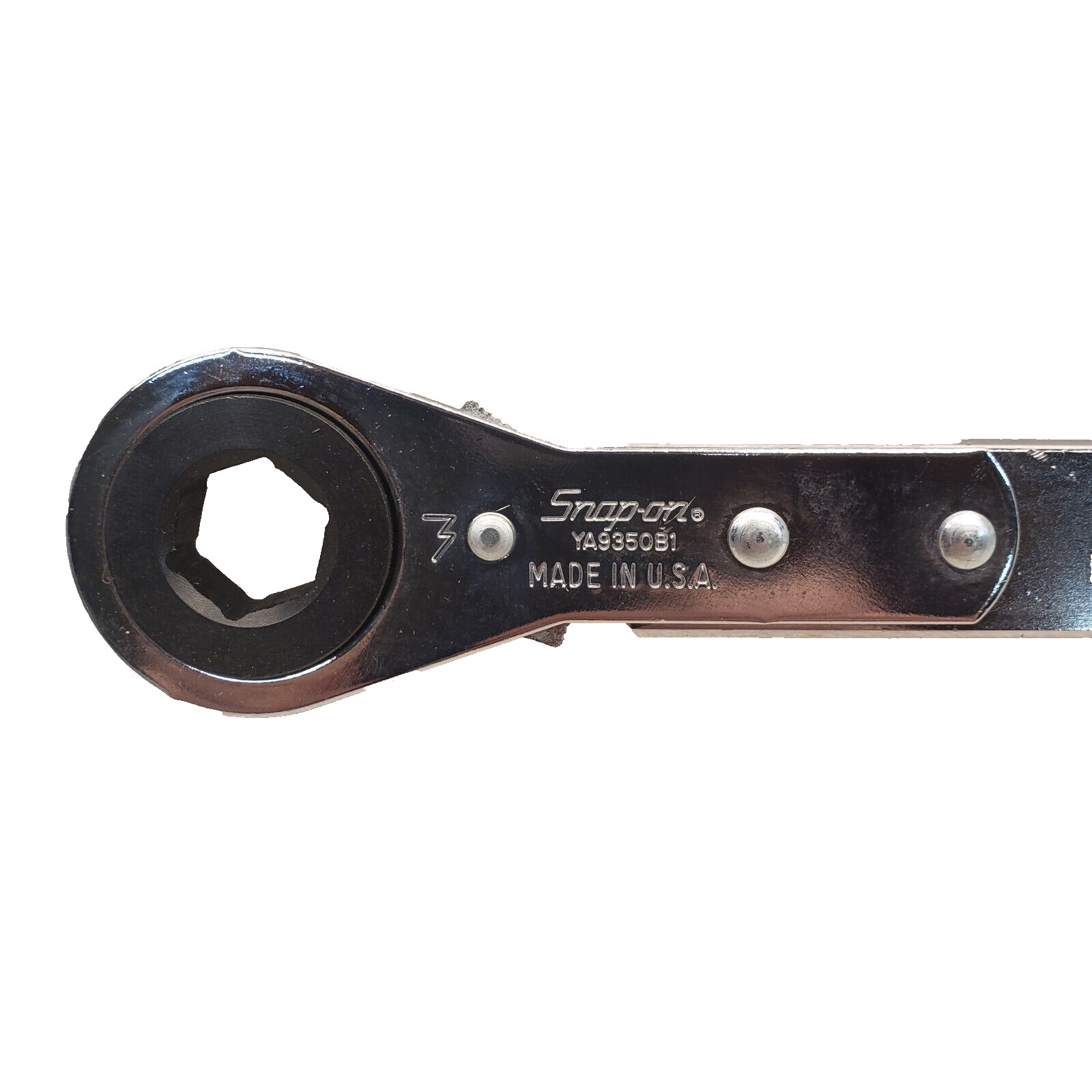 Snap-on YA9350B1 – 15 mm Single Hex Belt Tensioning Wrench Serpentine, Red – NEW