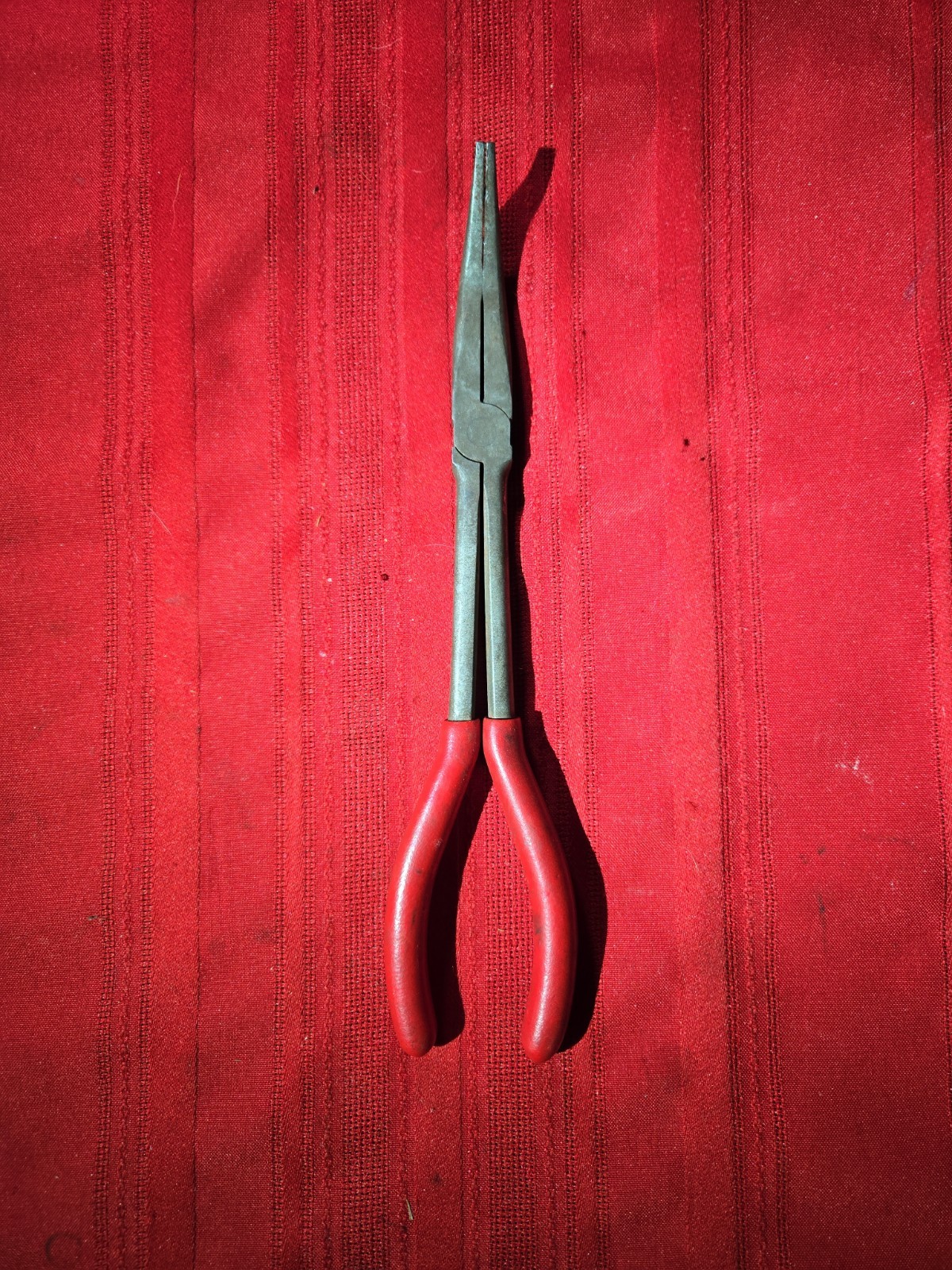 Snap-on 411BCP Long Reach 45 Degree Angle Needle Nose Pliers
