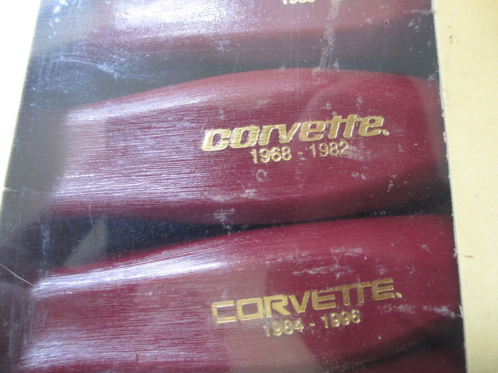 Snap On SDDX50VETTE 5 Piece Corvette Burgundy Hard Handle Screwdriver Set NEW