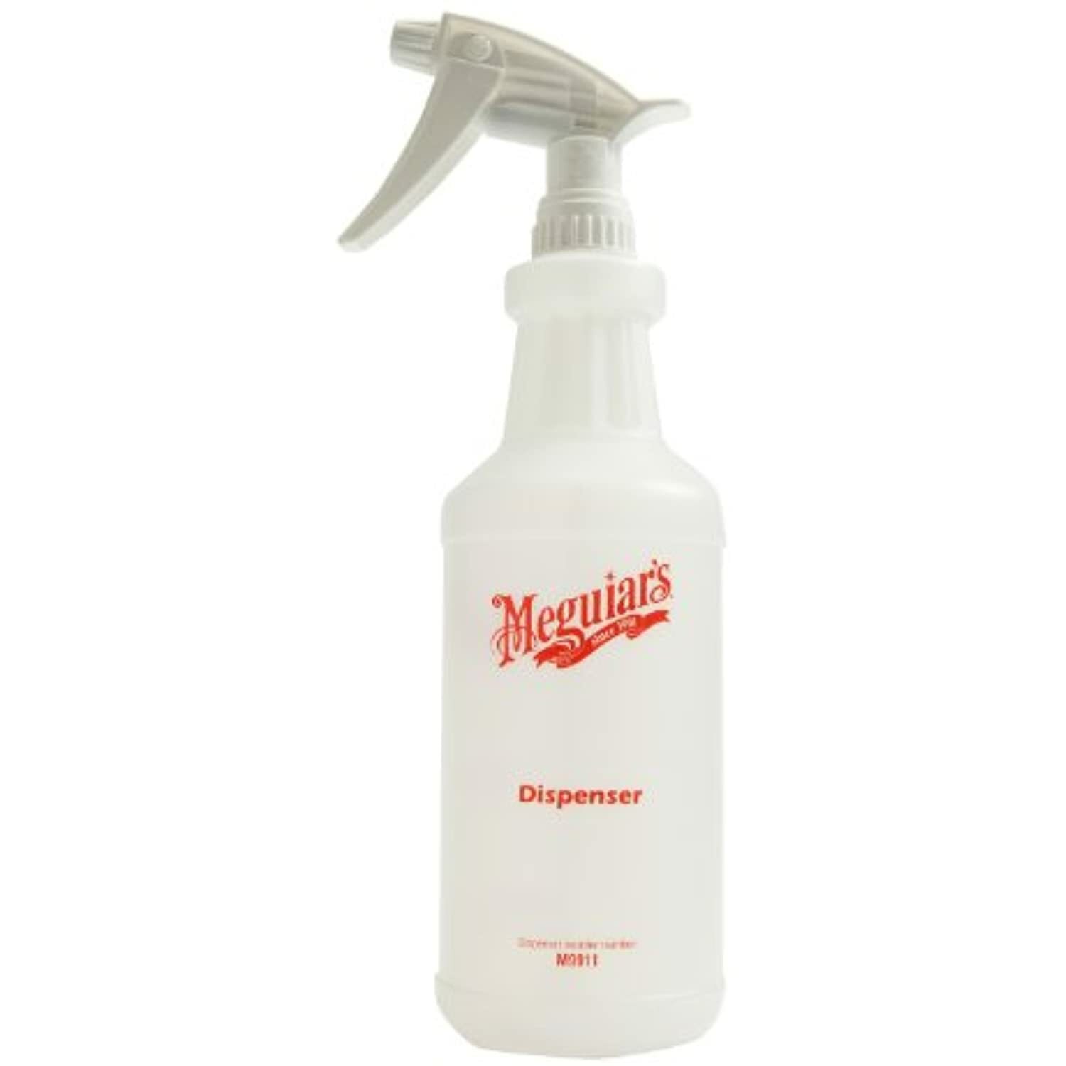 Meguiar’s M9911 32 Ounce Spray Bottle with Sprayer (Empty)