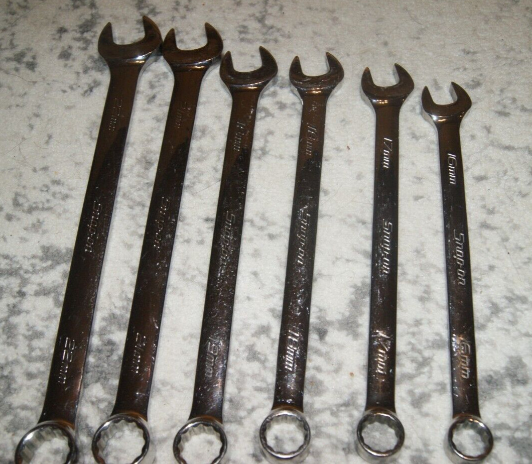 SNAP-ON OEXM SERIES 6 PIECES SET 22-21-19-18-17-16 MADE IN THE USA