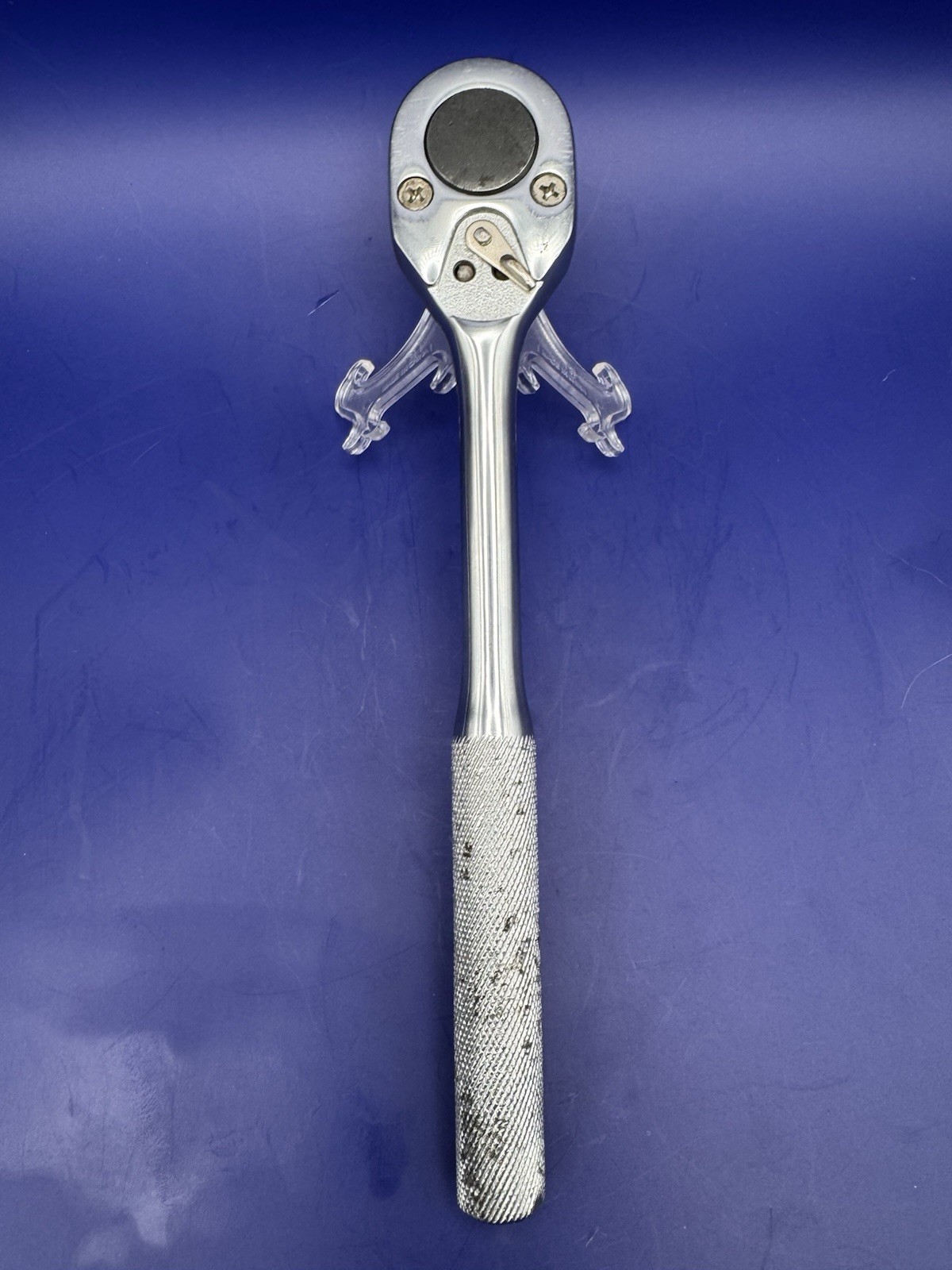 Proto Professional Rare All Chrome 1/2” Ratchet No.5449 Super Nice Made In USA
