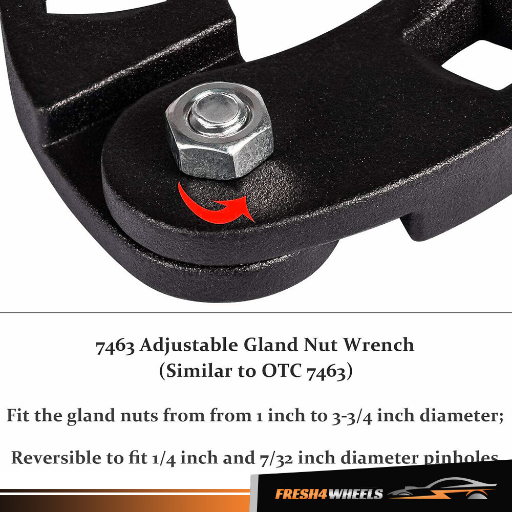 For Hydraulic Cylinders 7463 Adjustable Gland Nut Wrench Small Pin Spanner Tools