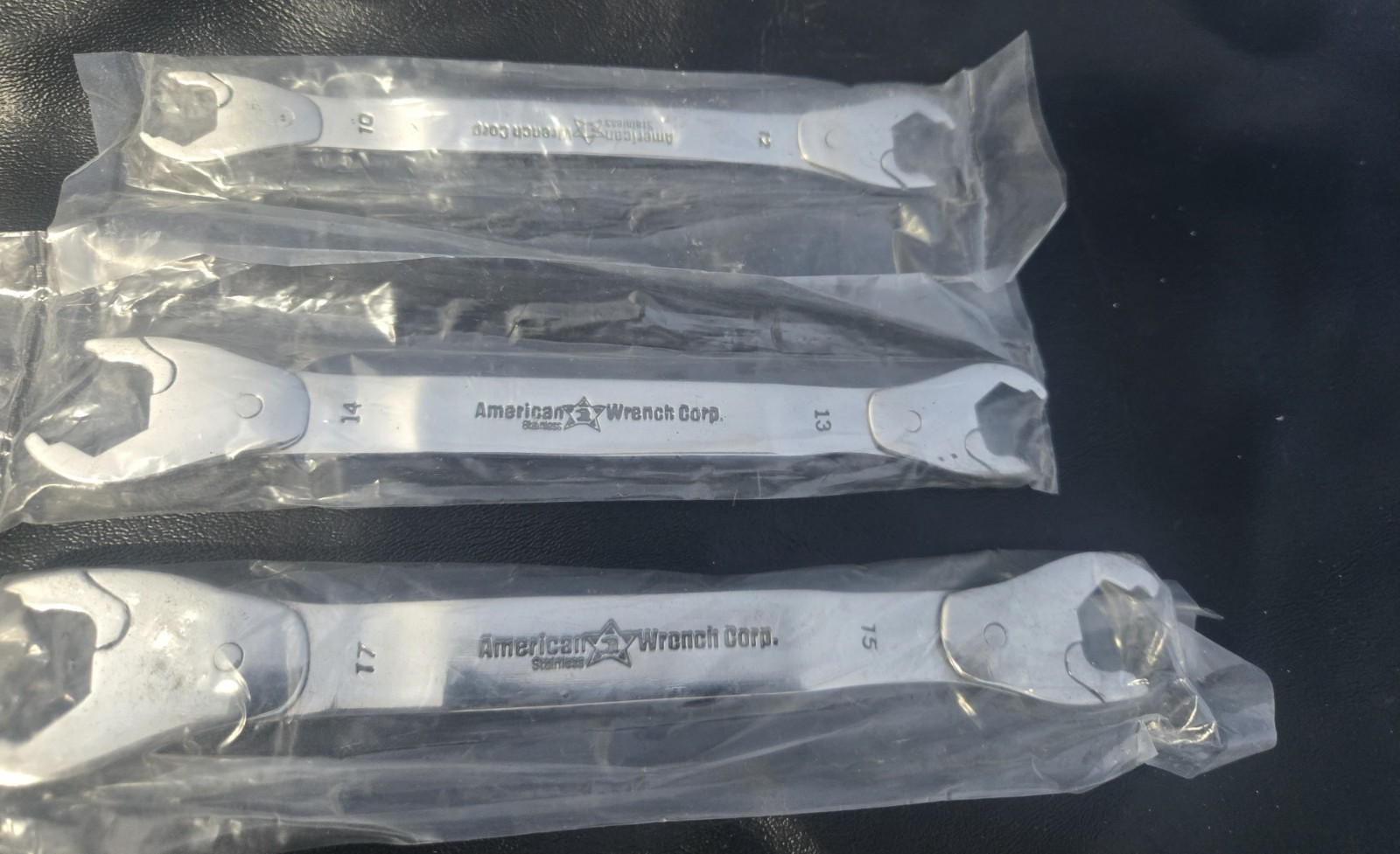 NEW AMERICAN ALDEN WRENCH METRIC 17,15, 14,13, 12, 10, SET ( INV01-BINW001C)